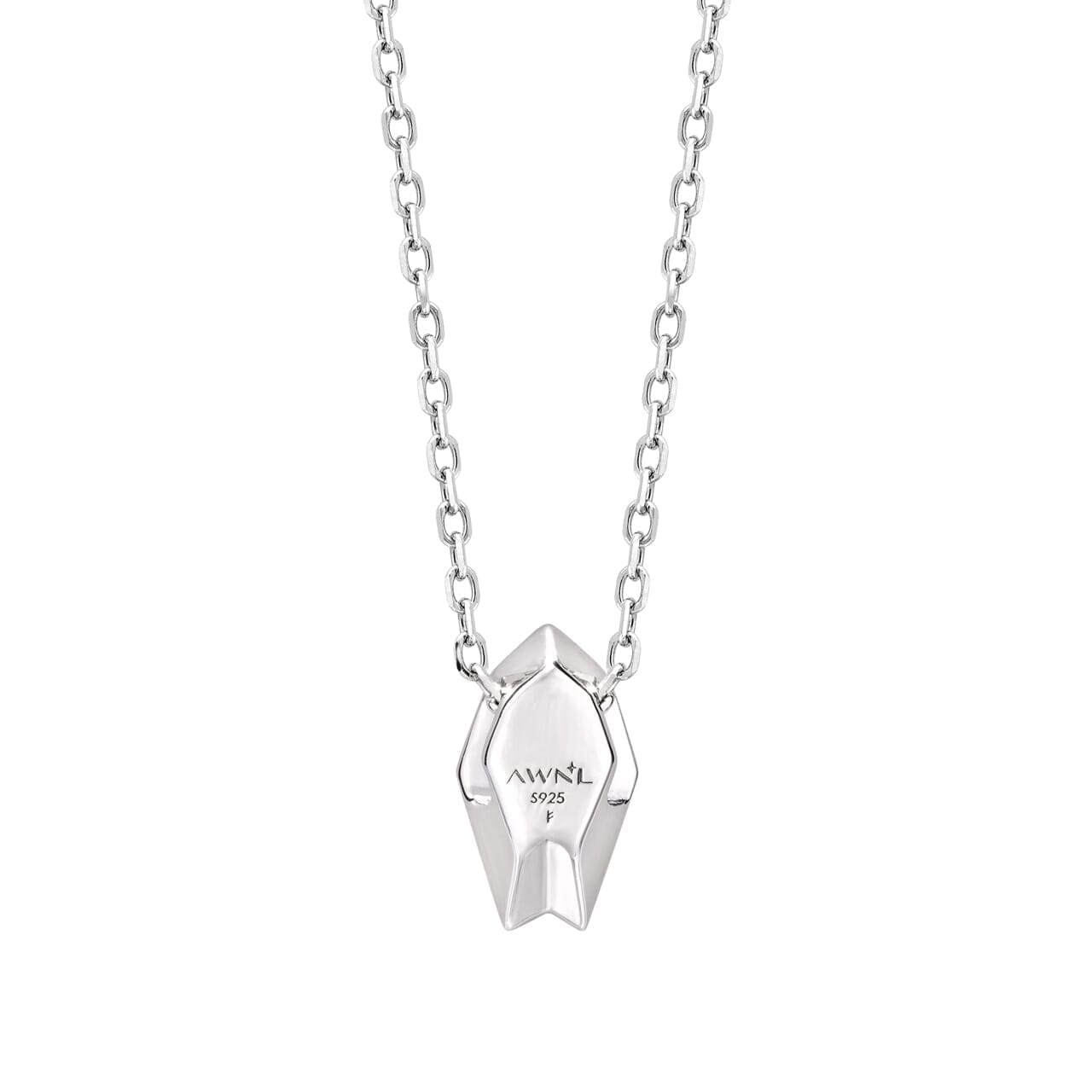 Dumortierite CZ Diamonds Celestium Mini Necklace Necklaces AWNL 