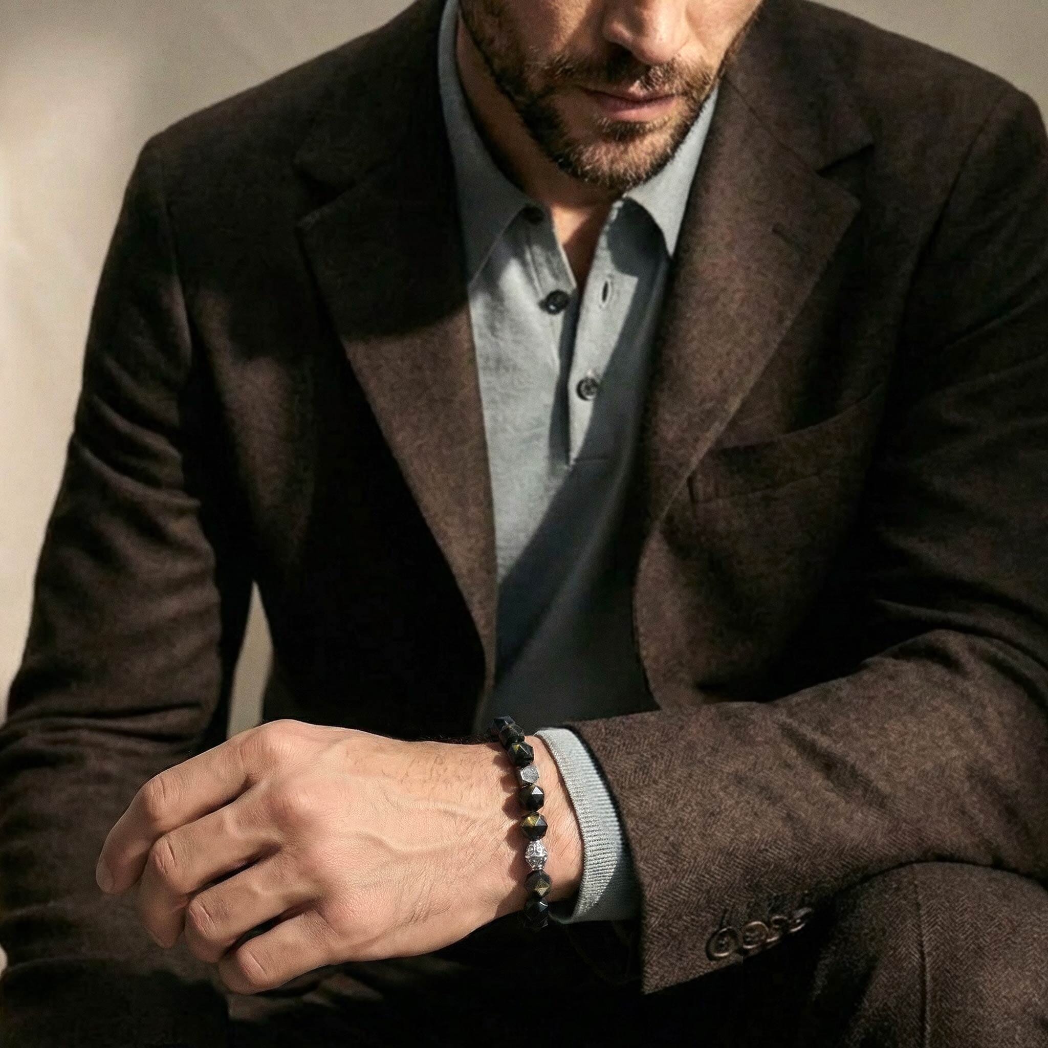 Flex-Lock Sumeru Bracelet Golden Obsidian Bracelets AWNL 