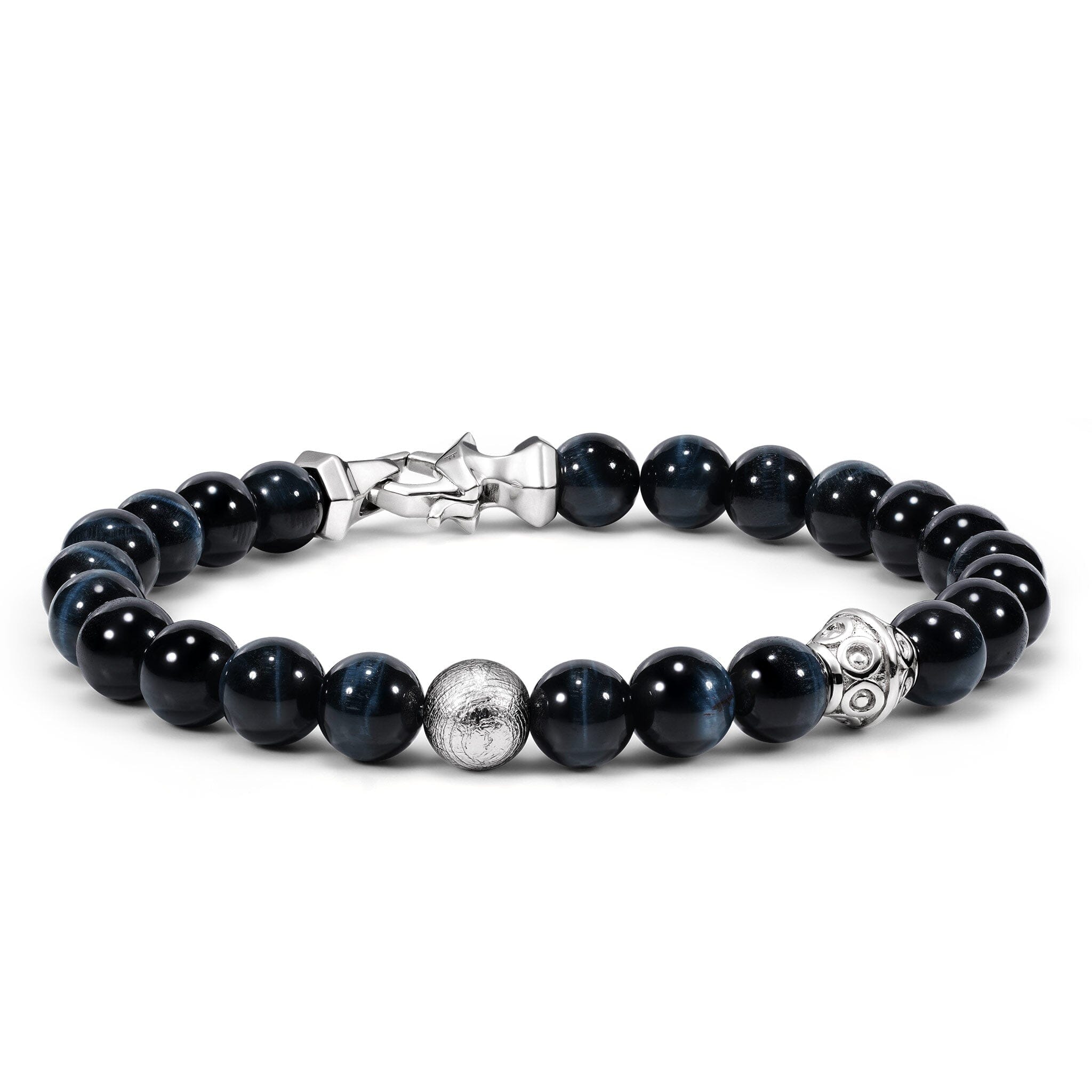 Flex-Lock Sumeru Round Beads Bracelet Hawk Eye (コピー) Bracelets AWNL 