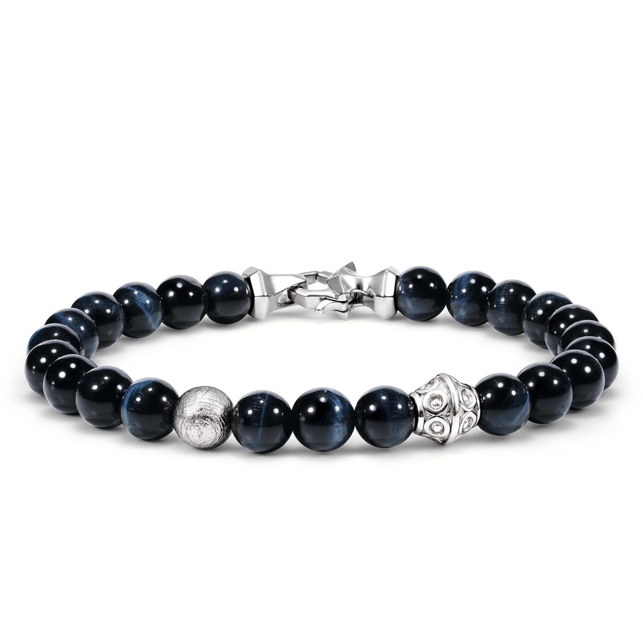 Flex-Lock Sumeru Round Beads Bracelet Hawk Eye (コピー) Bracelets AWNL S 