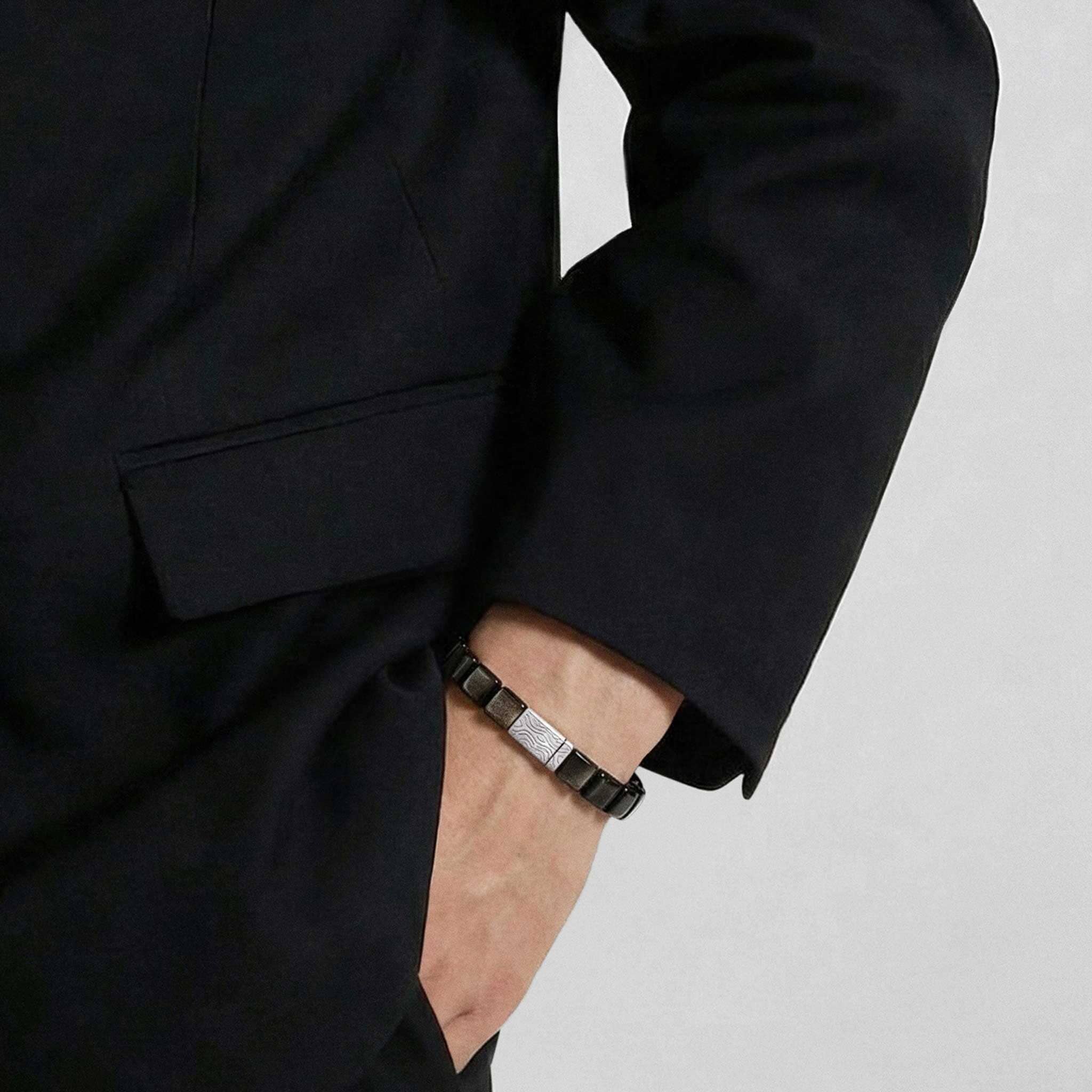 GENBU Golden Obsidian Men's Bracelet — Zen Series | AWNL Stockholm