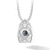 Grey Hawk Eye Tiwaz Rune Moving Ball Pendant Necklace | AWNL Stockholm