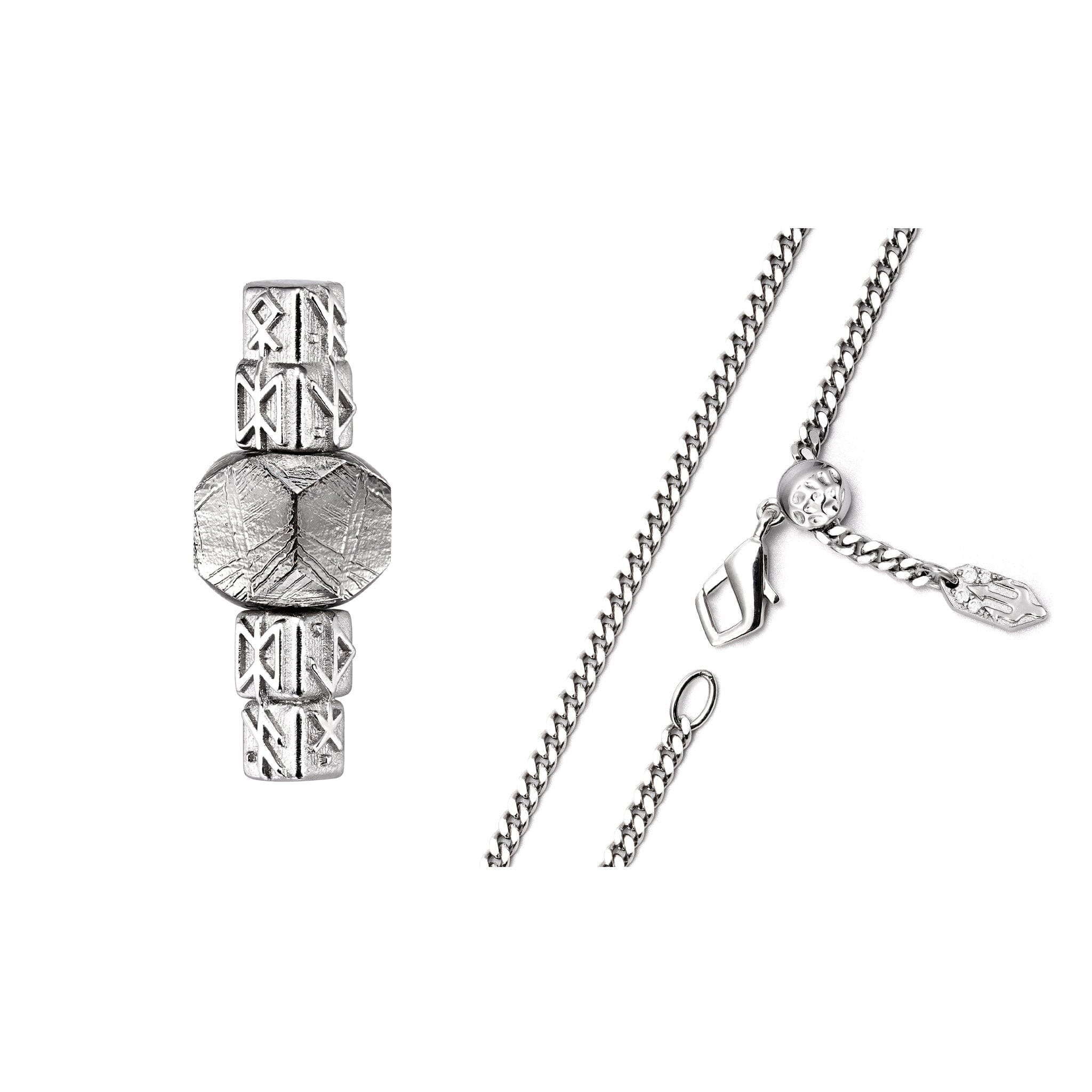 Gungnir Bind Rune Necklace Meteorite Necklaces AWNL 