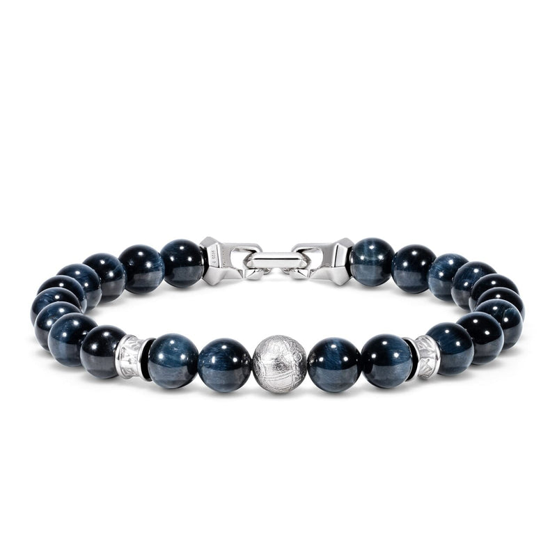 Hawk Eye & Meteorite Rune 6mm Bracelet