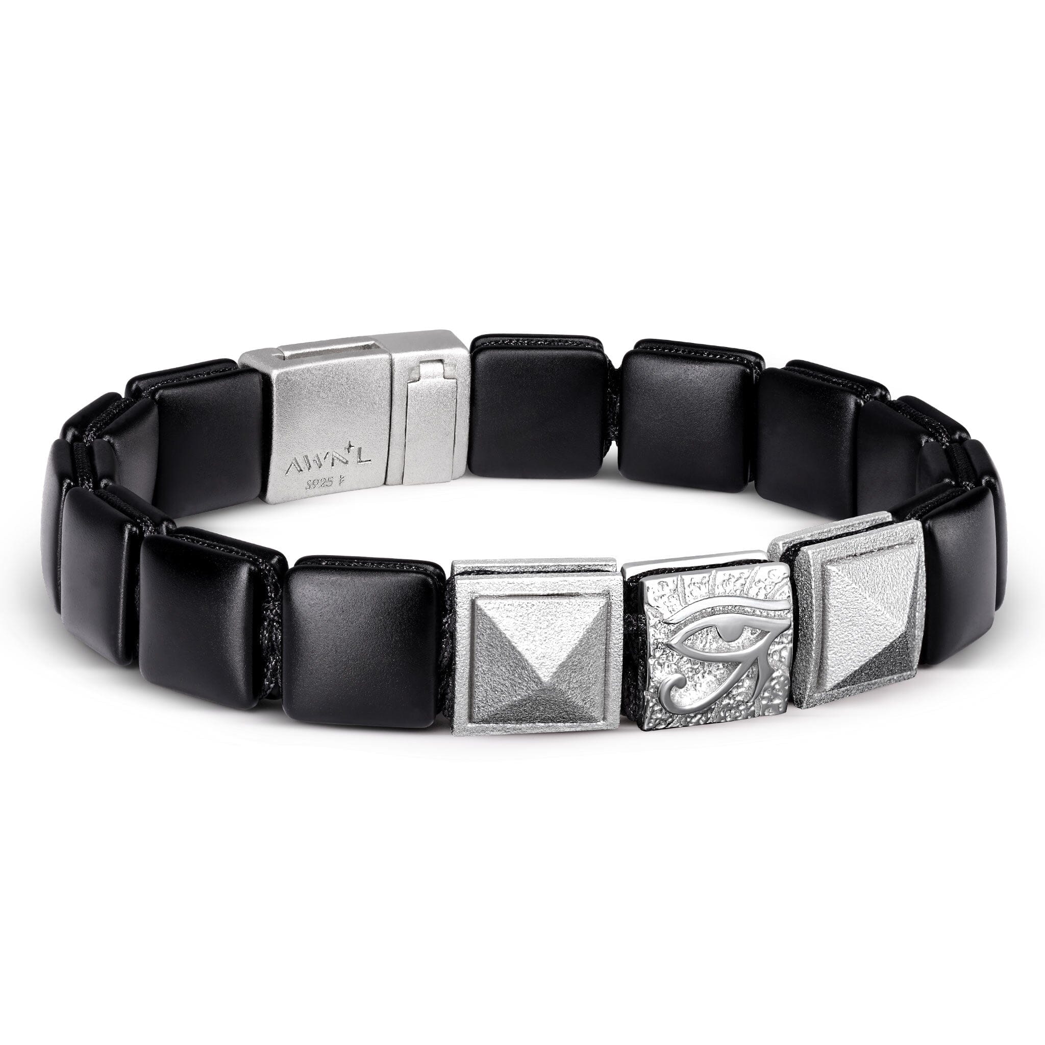 Horus Eye Mag-lock Bracelet Onyx Bracelets AWNL 
