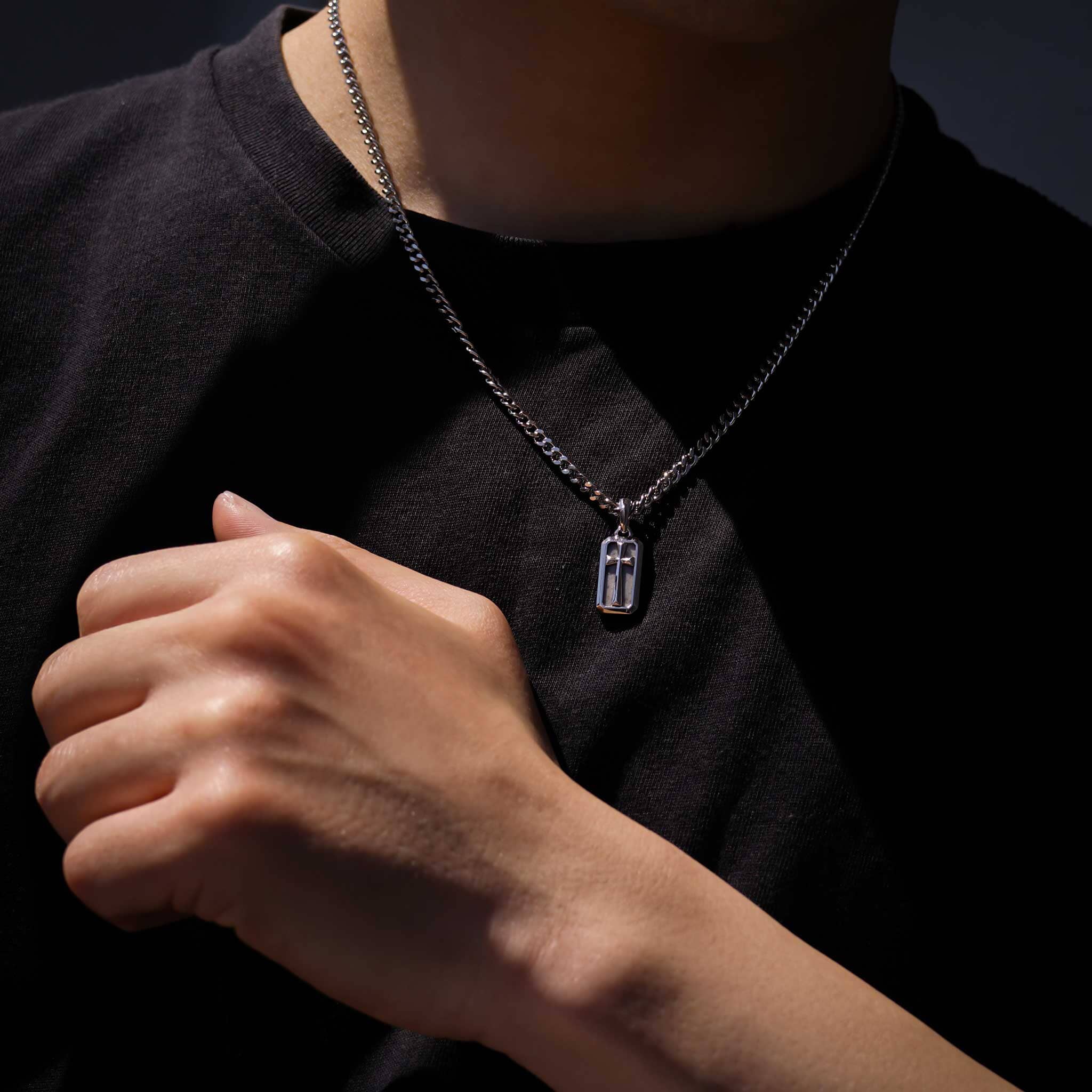 Knight's Cross Picasso Jasper Necklace Necklaces AWNL 