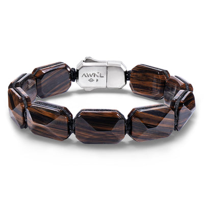 Lock Bracelet Mahogany Obsidian
