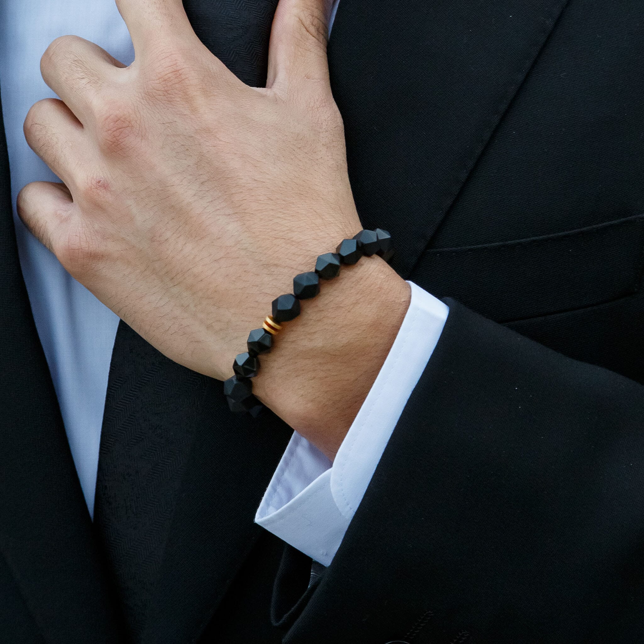 Mars Bracelet Onyx & Golden Obsidian Bracelets AWNL 
