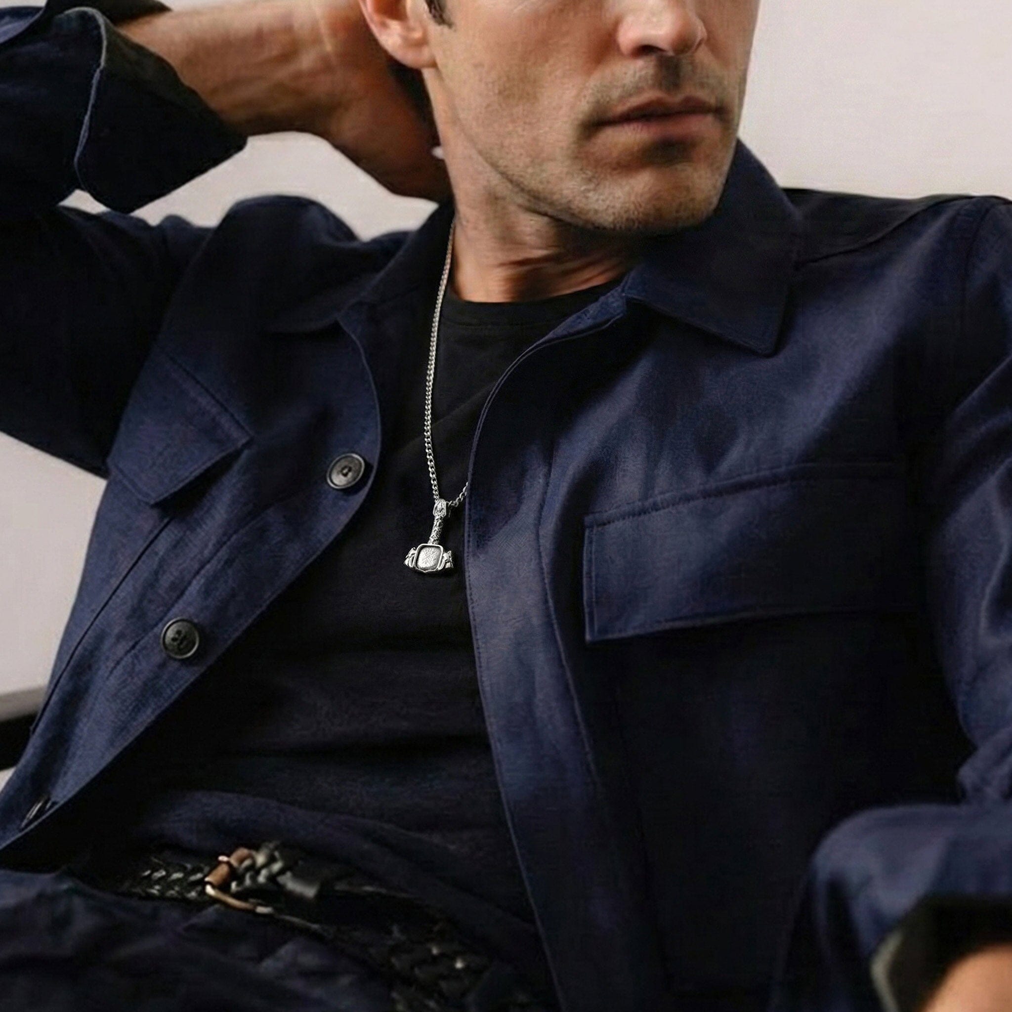 Mjölnir Necklace Meteorite Necklaces AWNL 