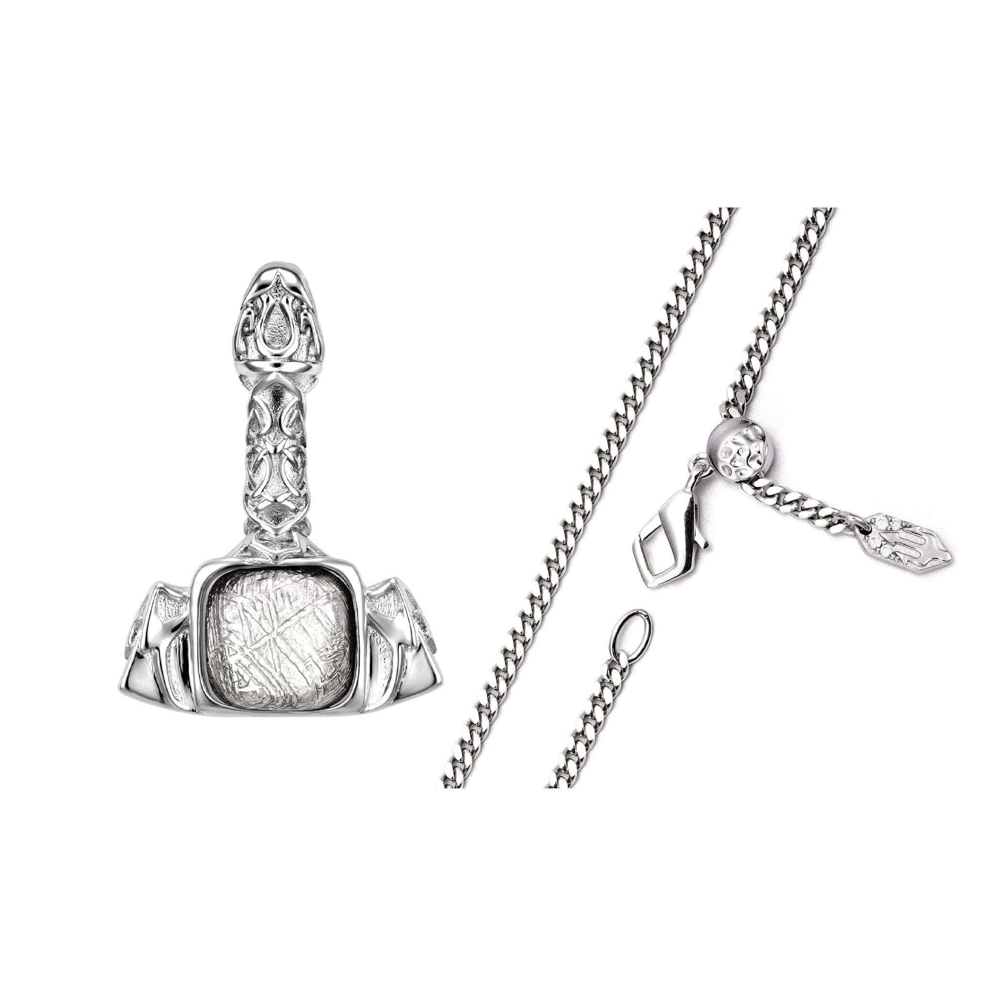 Mjölnir Necklace Meteorite Necklaces AWNL 