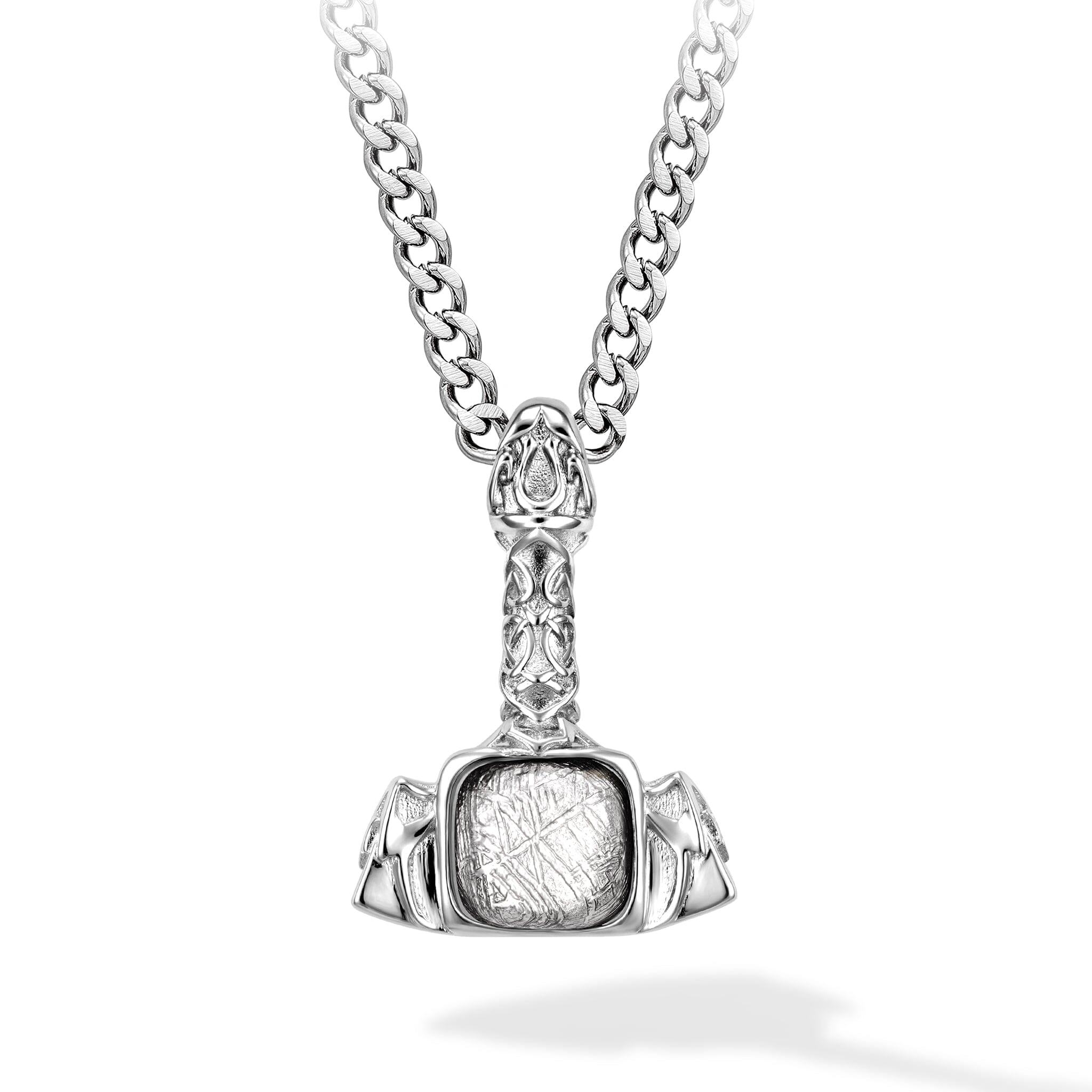 Mjölnir Muonionalusta Meteorite Pendant Necklace for Men | AWNL