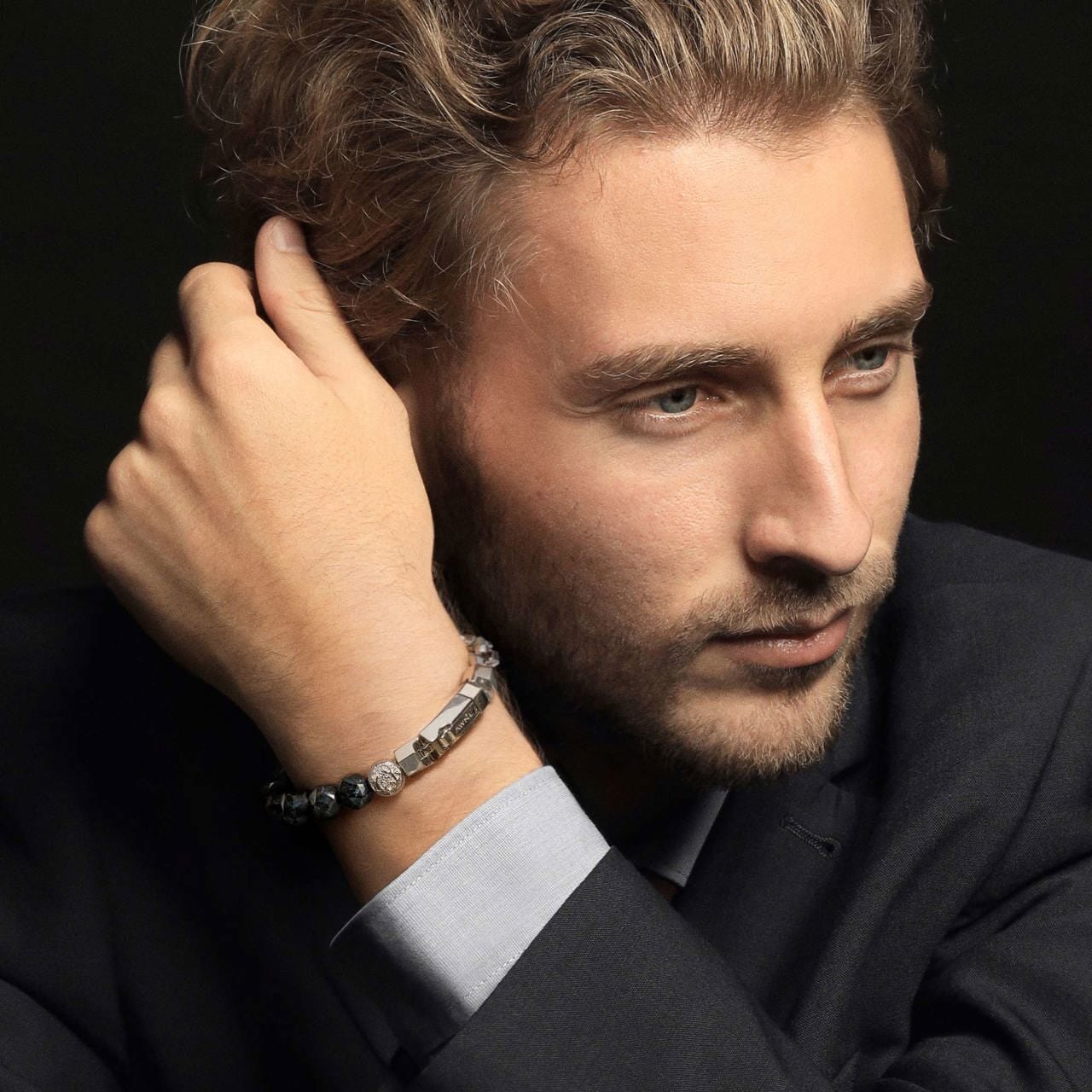 Nuummite Half-Chain Bracelet Bracelets AWNL 