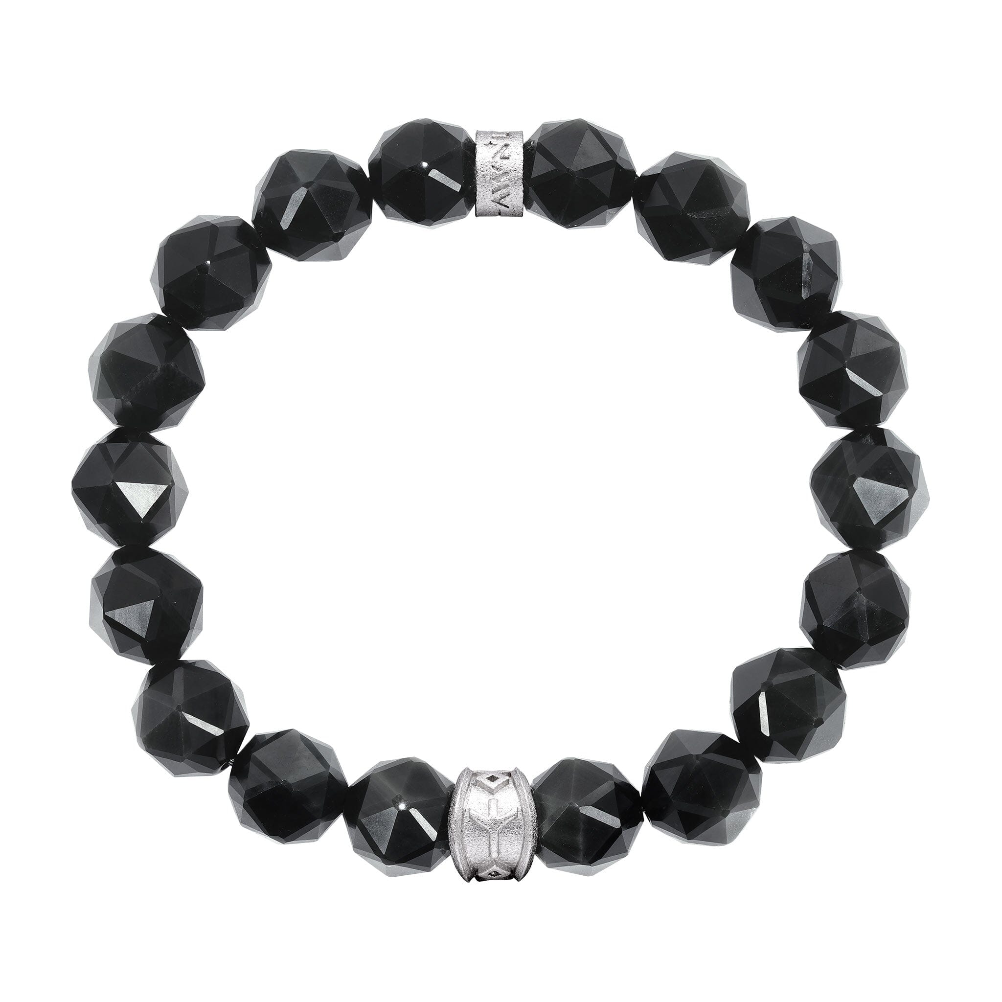 Obsidian Guardian Shield Ruen Bracelet Bracelets AWNL Stockholm 