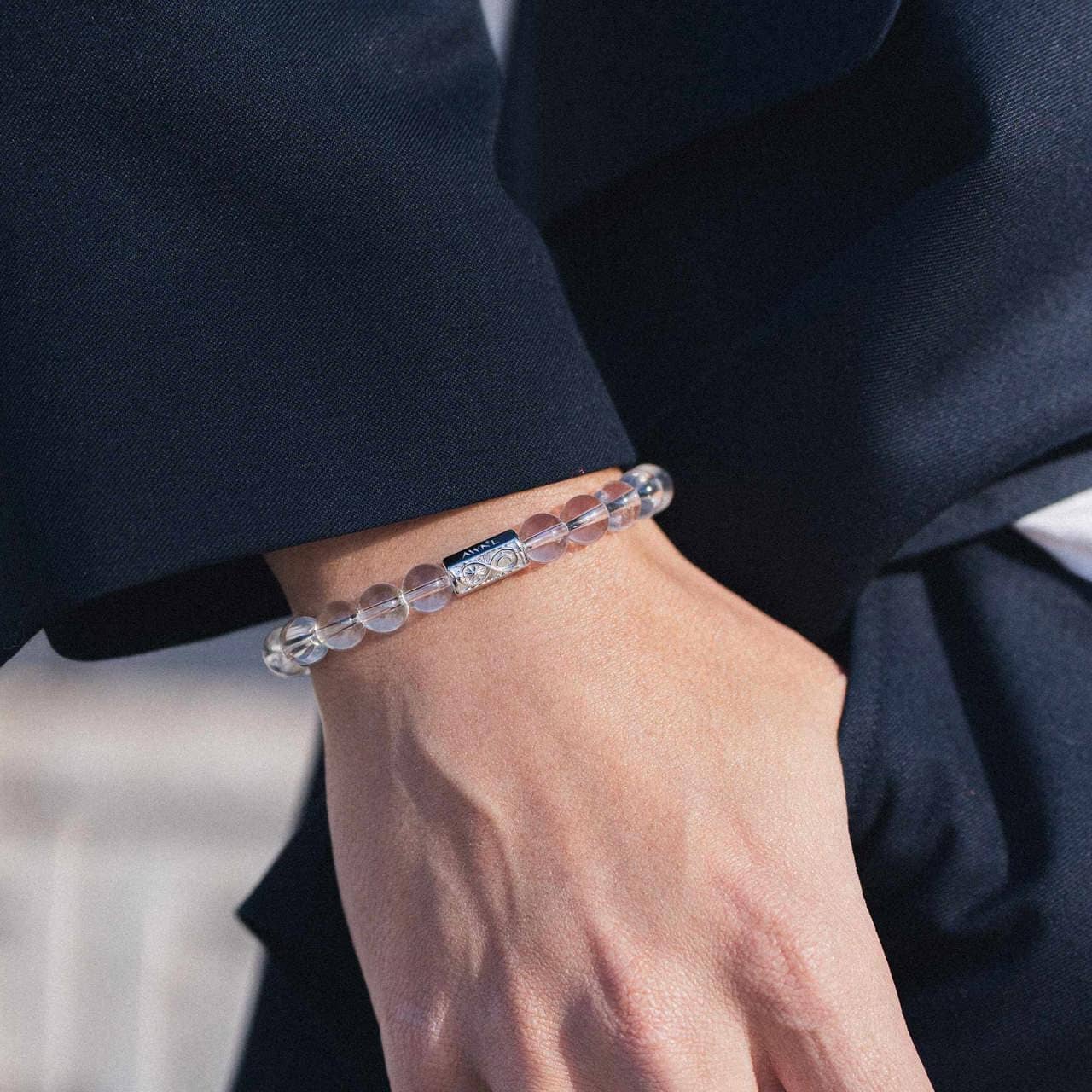 Ouroboros Bracelet Rock Crystal Bracelets AWNL 