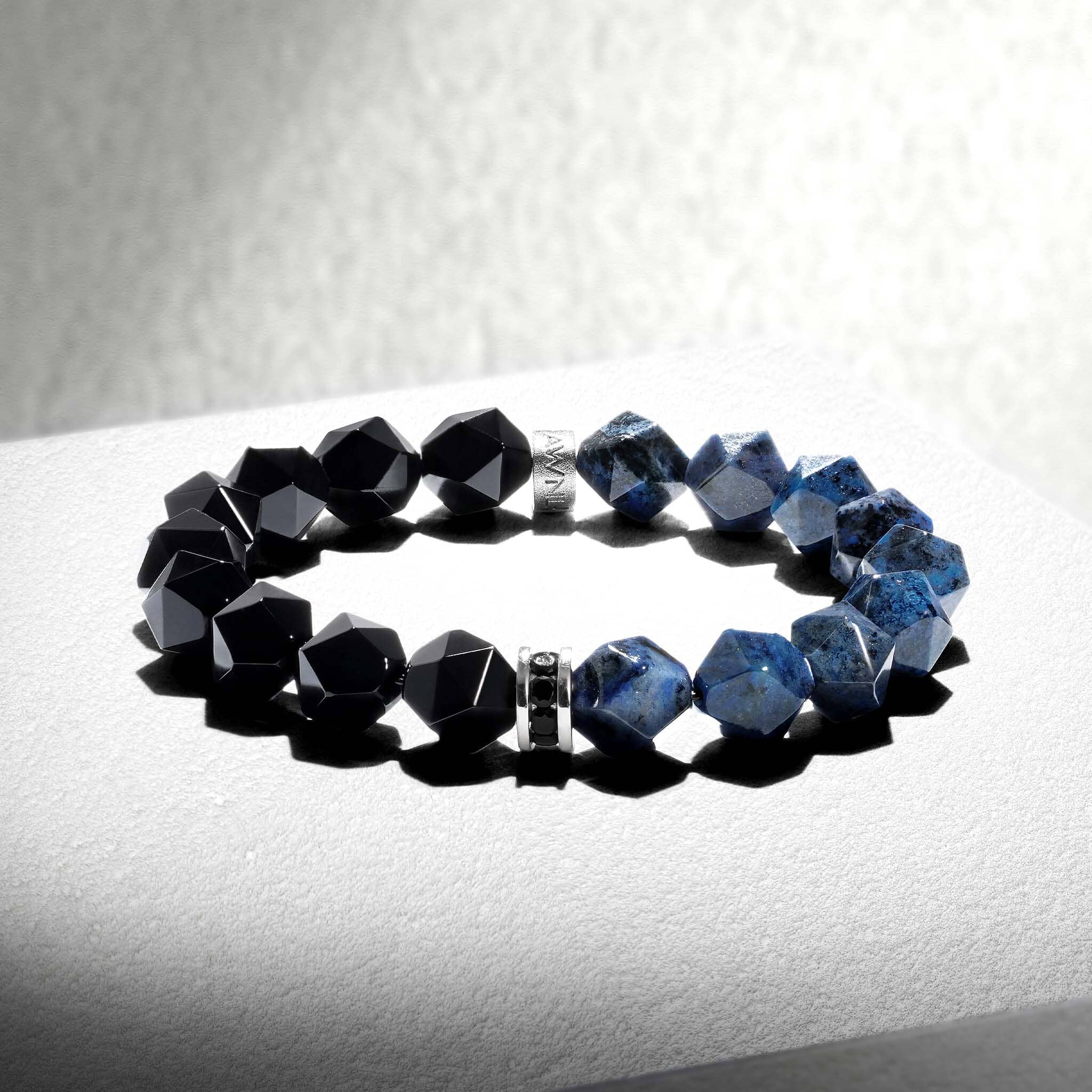 Poseidon Bracelet Onyx & Dumortierite Bracelets AWNL 