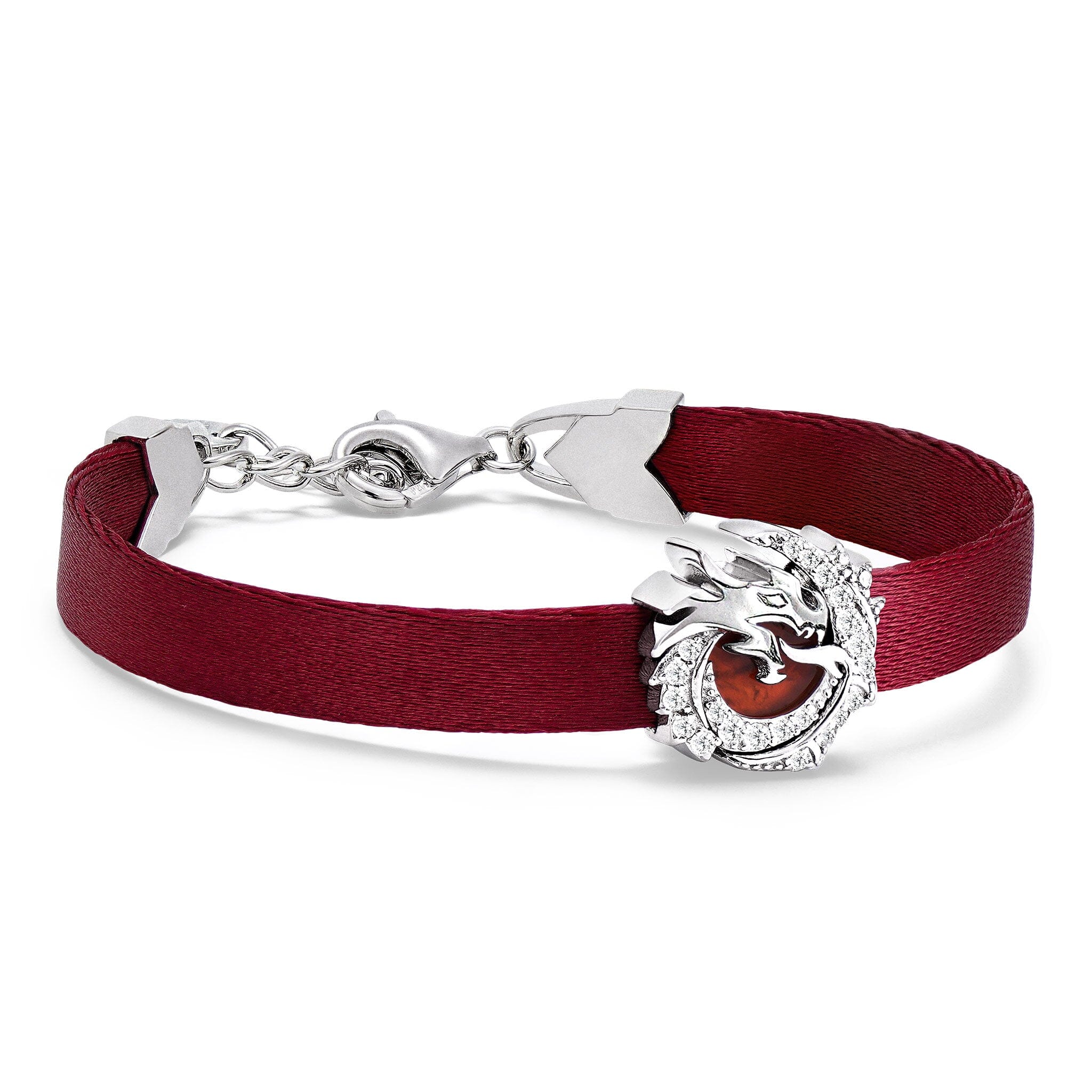 Red Agate Dragon Ribbon Bracelet Bracelets AWNL 