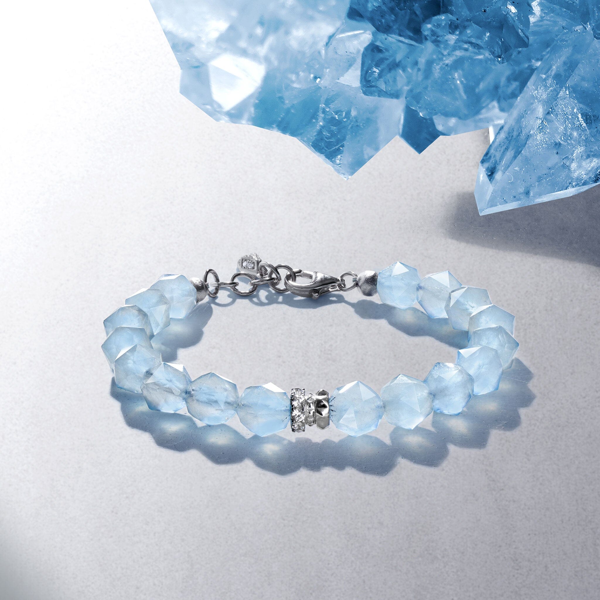 Rosa Roxburghii Aquamarine Bracelet Bracelets AWNL 