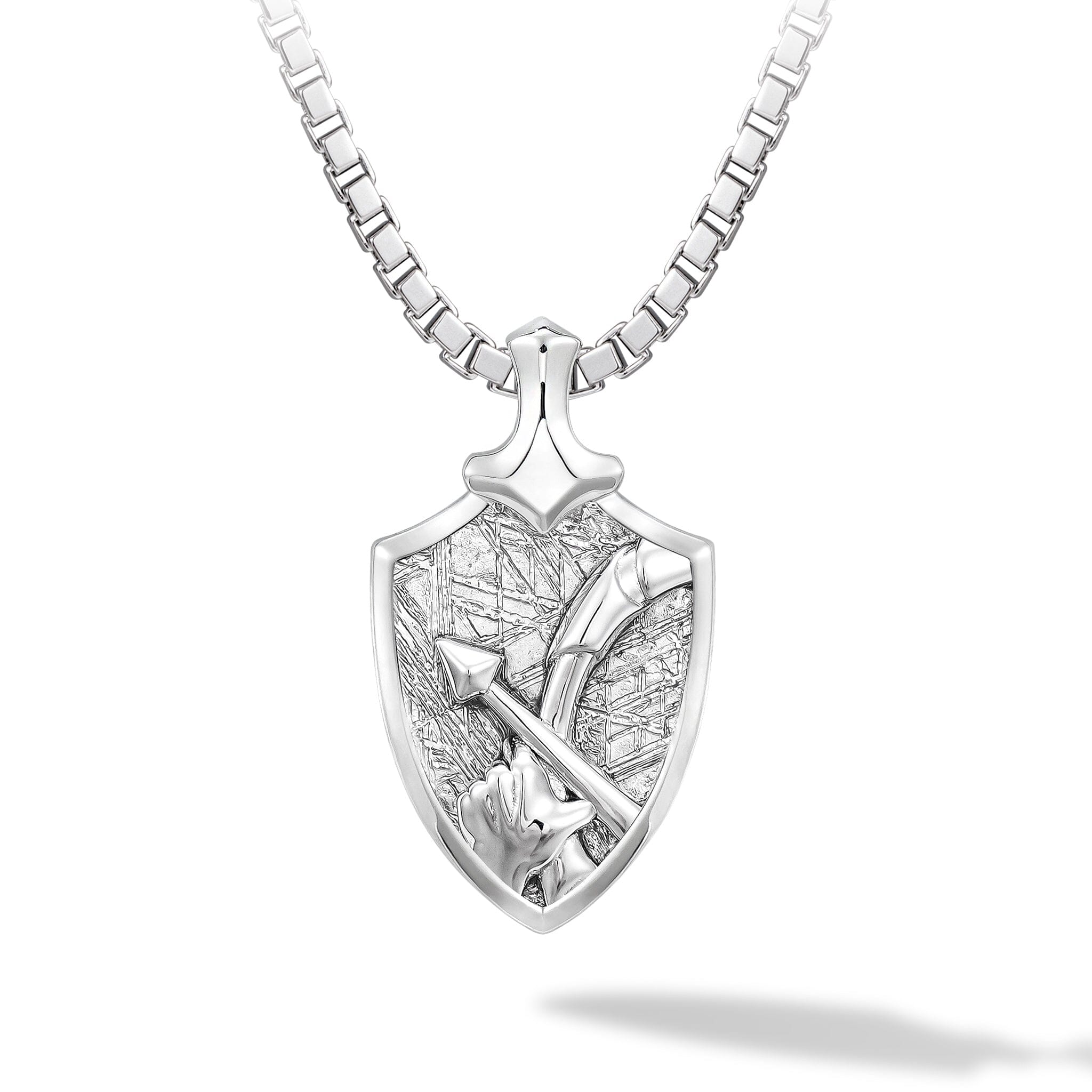 Sagittarius Zodiac Meteorite Pendant Necklace Necklaces AWNL Silver Set 55cm 