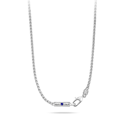 Celtic Knot Venetian Necklace Sapphire