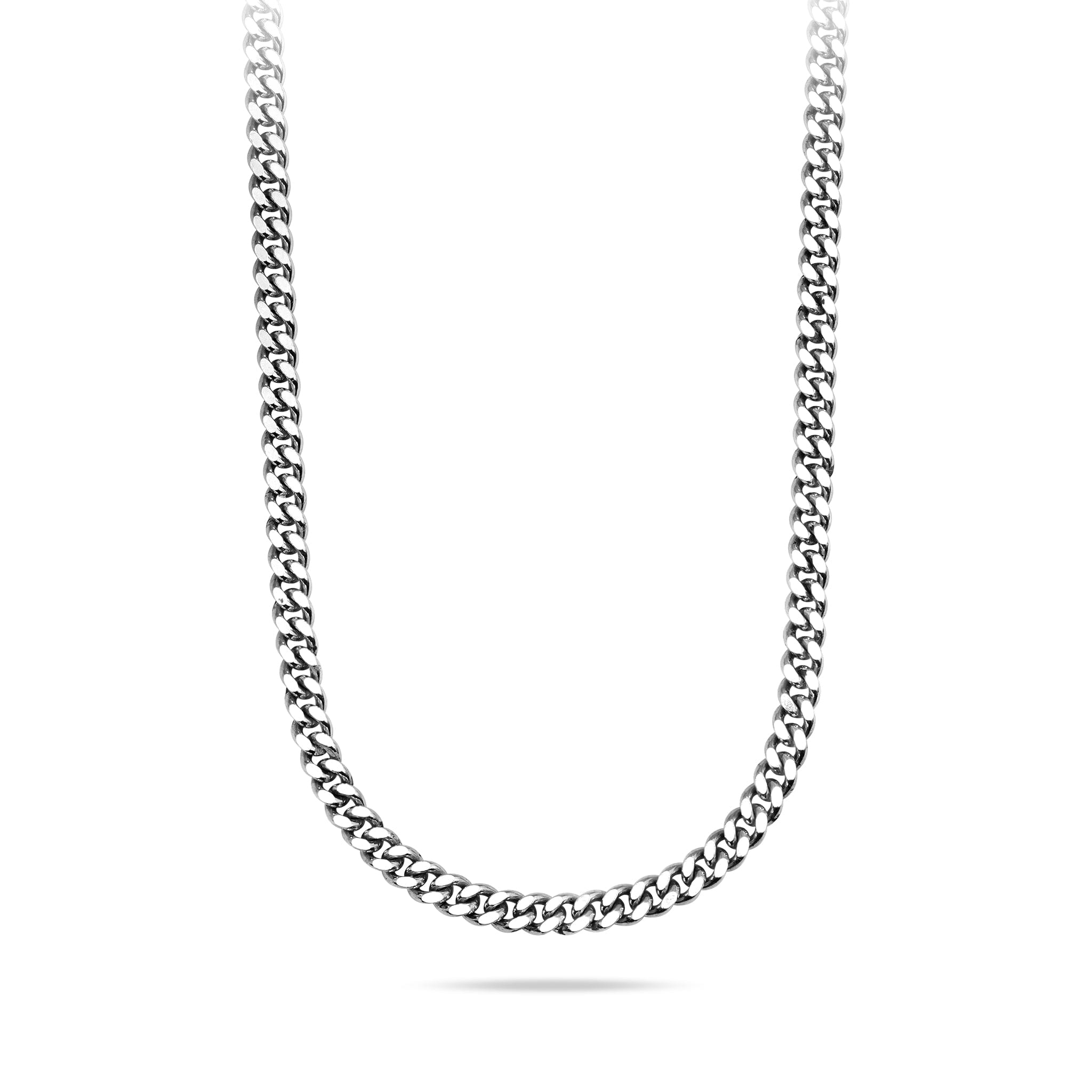 Sterling Silver Curb Chain Chains AWNL 61.5cm 