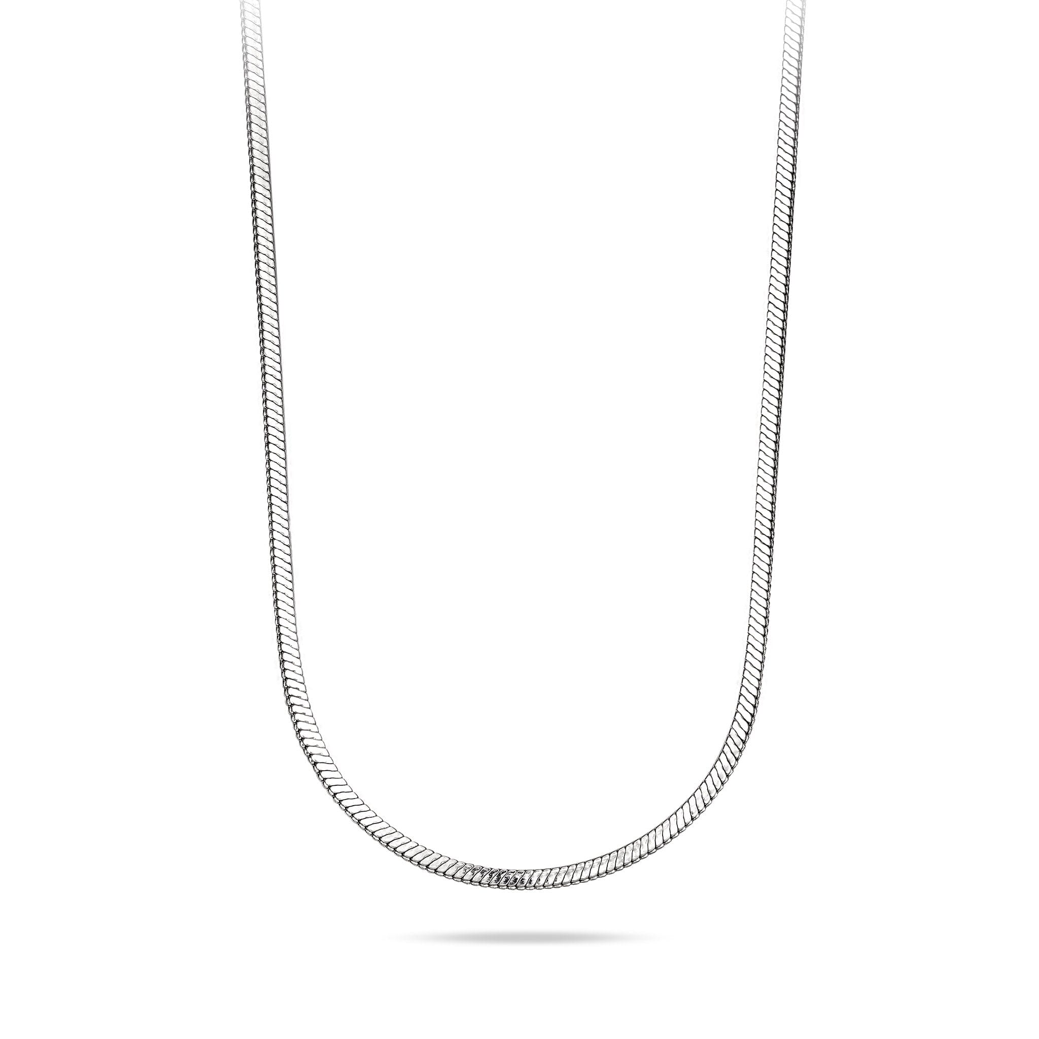 Sterling Silver Snake Chain Chains AWNL 53cm 