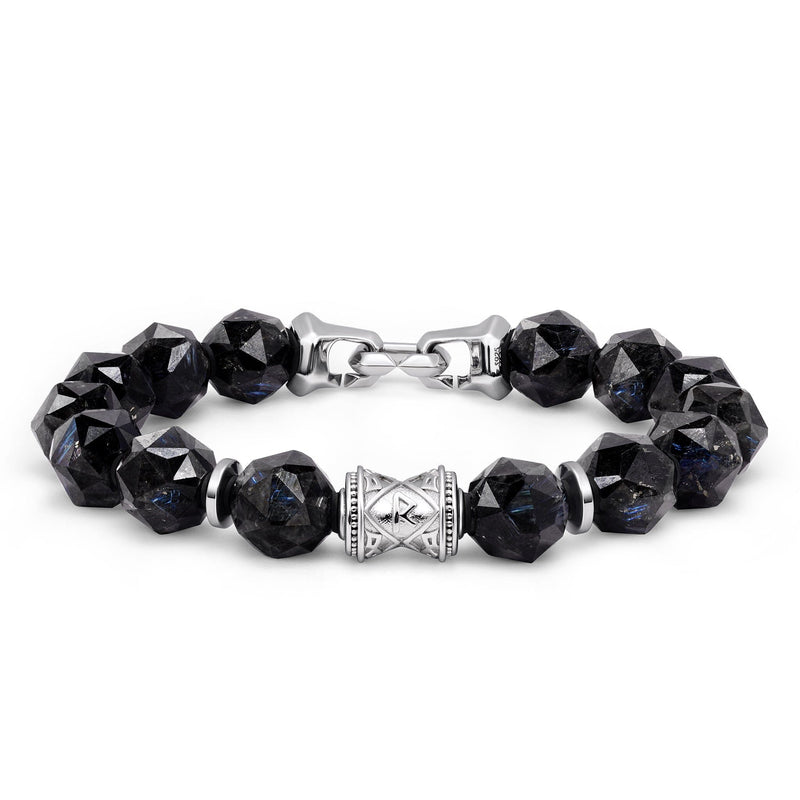 Flex-Lock Manifest Rune Bracelet Nuummite