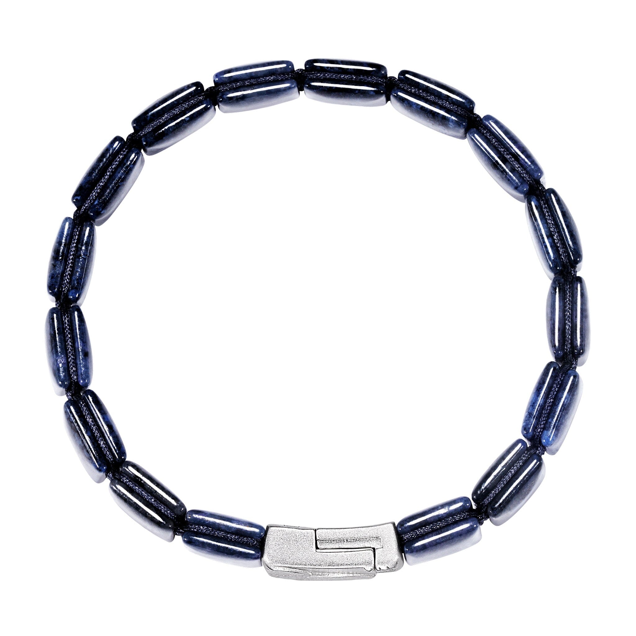 【未定】枯山水 蓝线石 磁吸扣 男士手链(コピー) Bracelets AWNL 