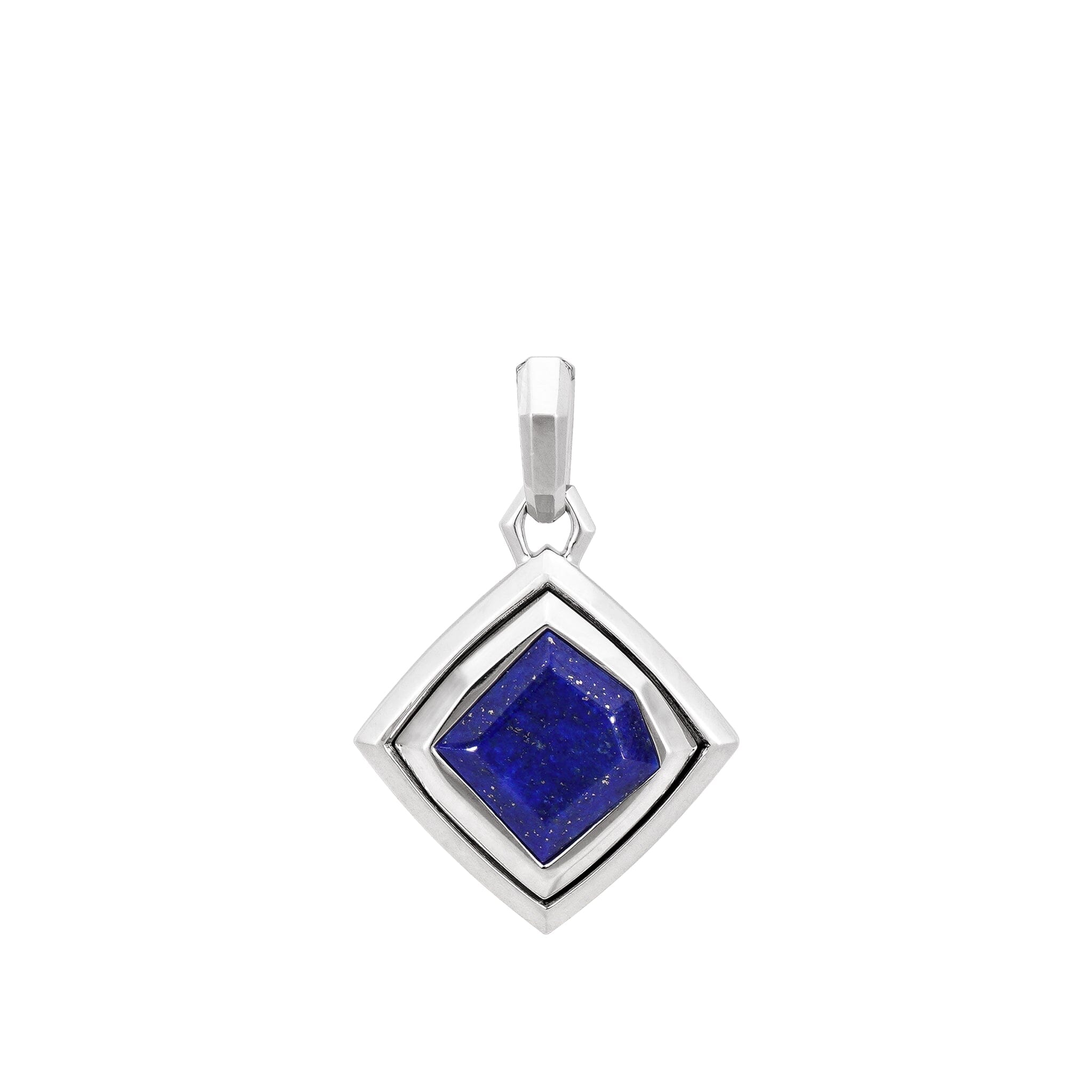 Lapis Lazuli Rhombus Pendant Necklace Necklaces AWNL Pendant 