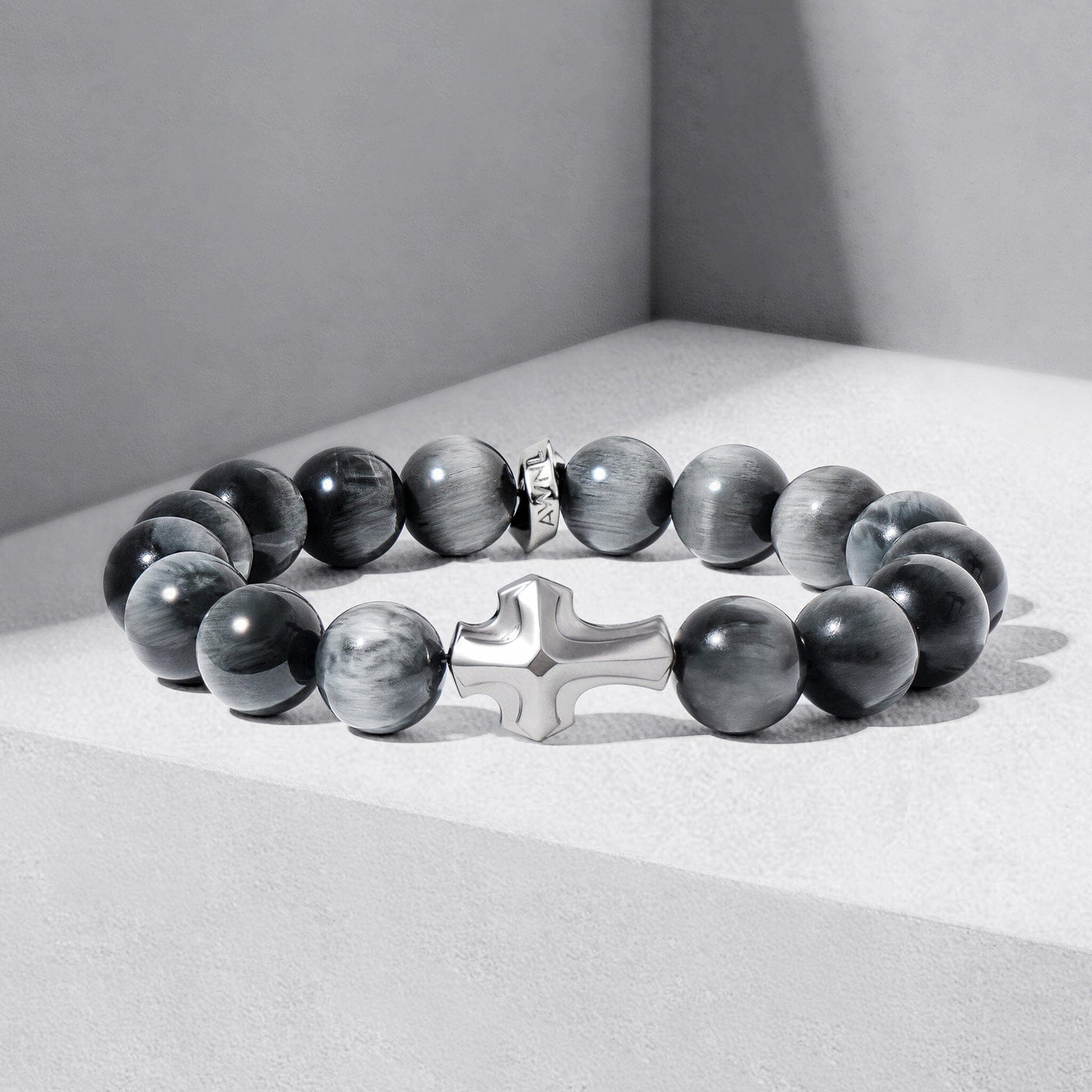 Olivenorma 7-19mm White Phantom Quartz Beaded Bracelet