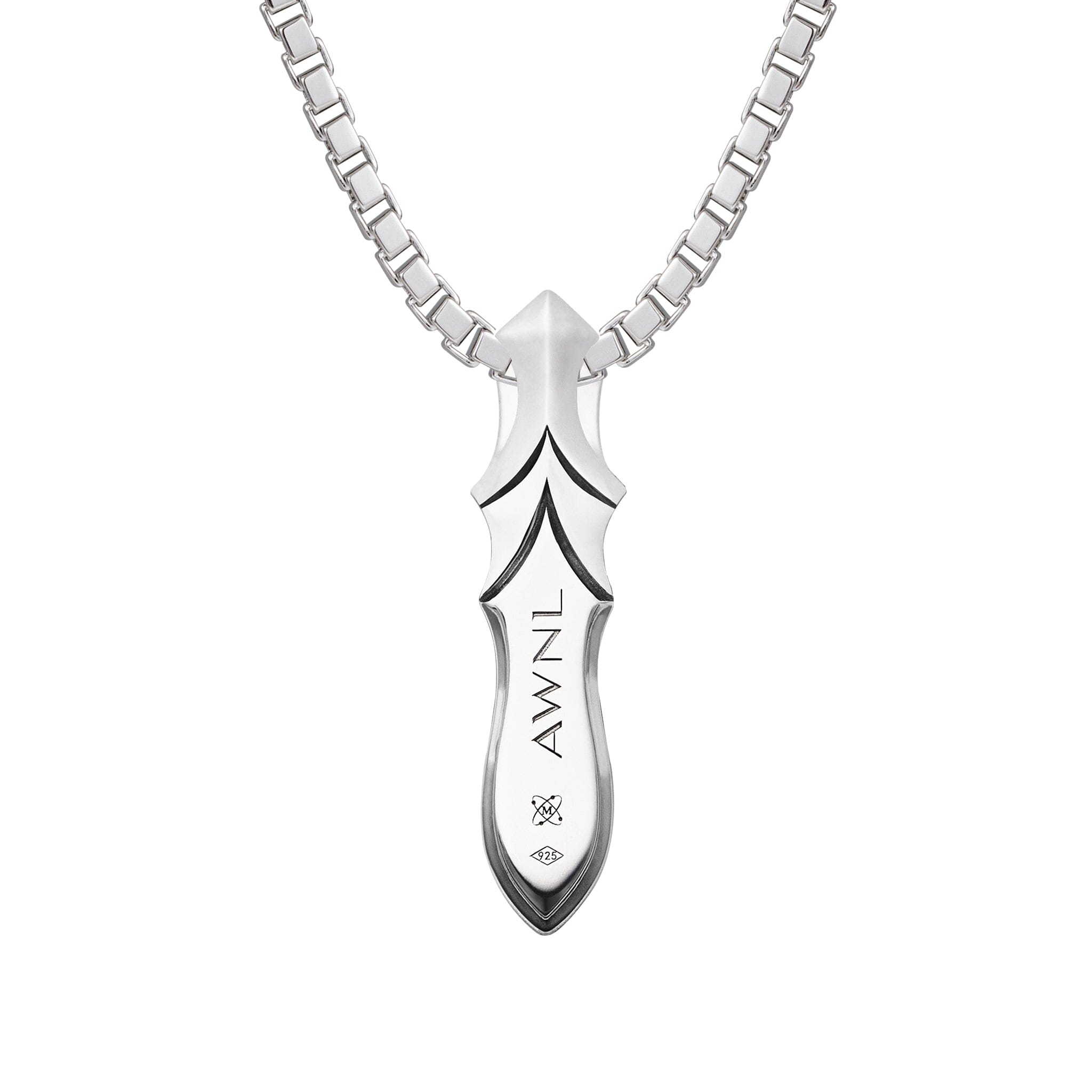 Men's Blade of Seven Seas Necklace with Meteorite Necklaces WAA FASHION GROUP 