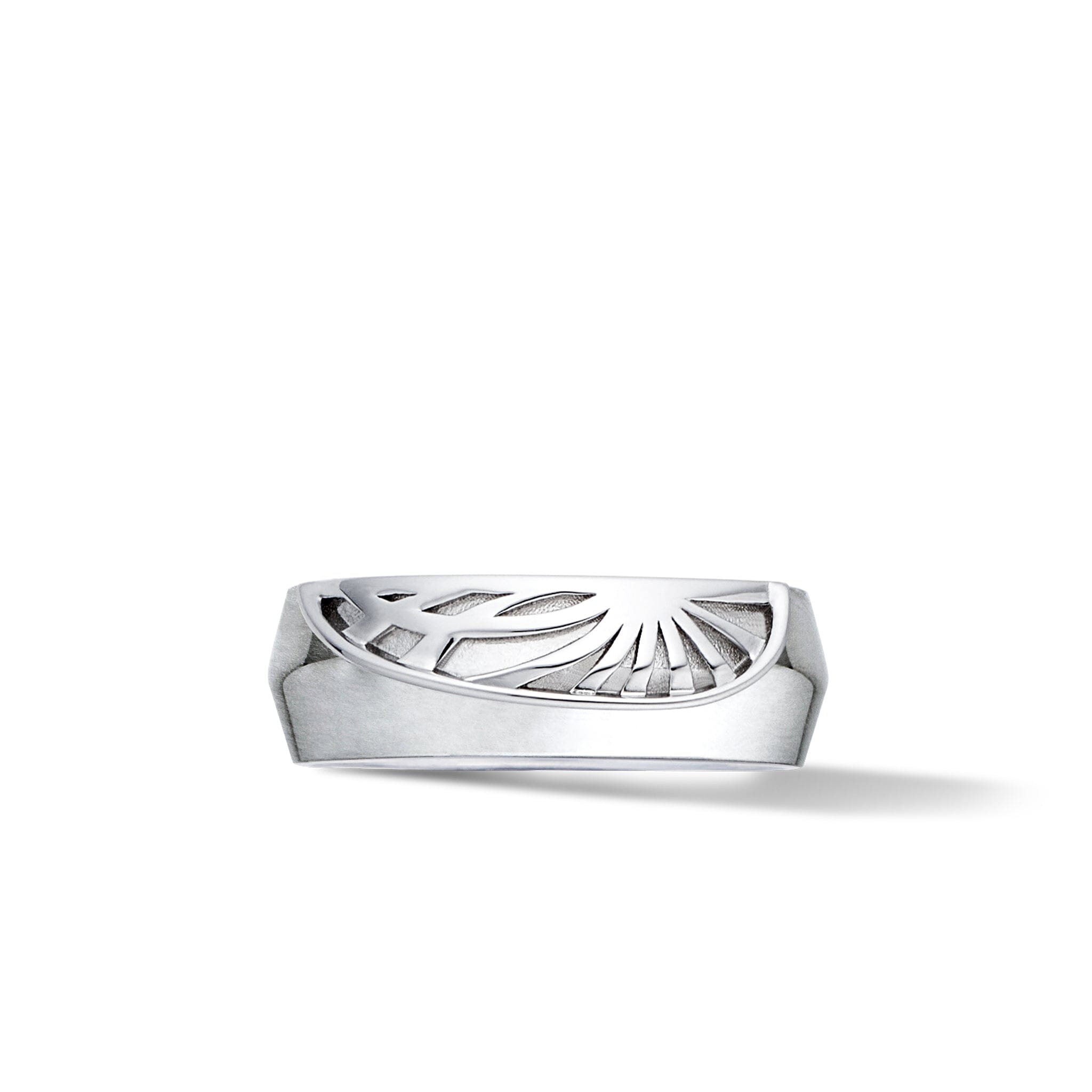 Men's Mystical Symbol Wide Band Ring Rings AWNL 