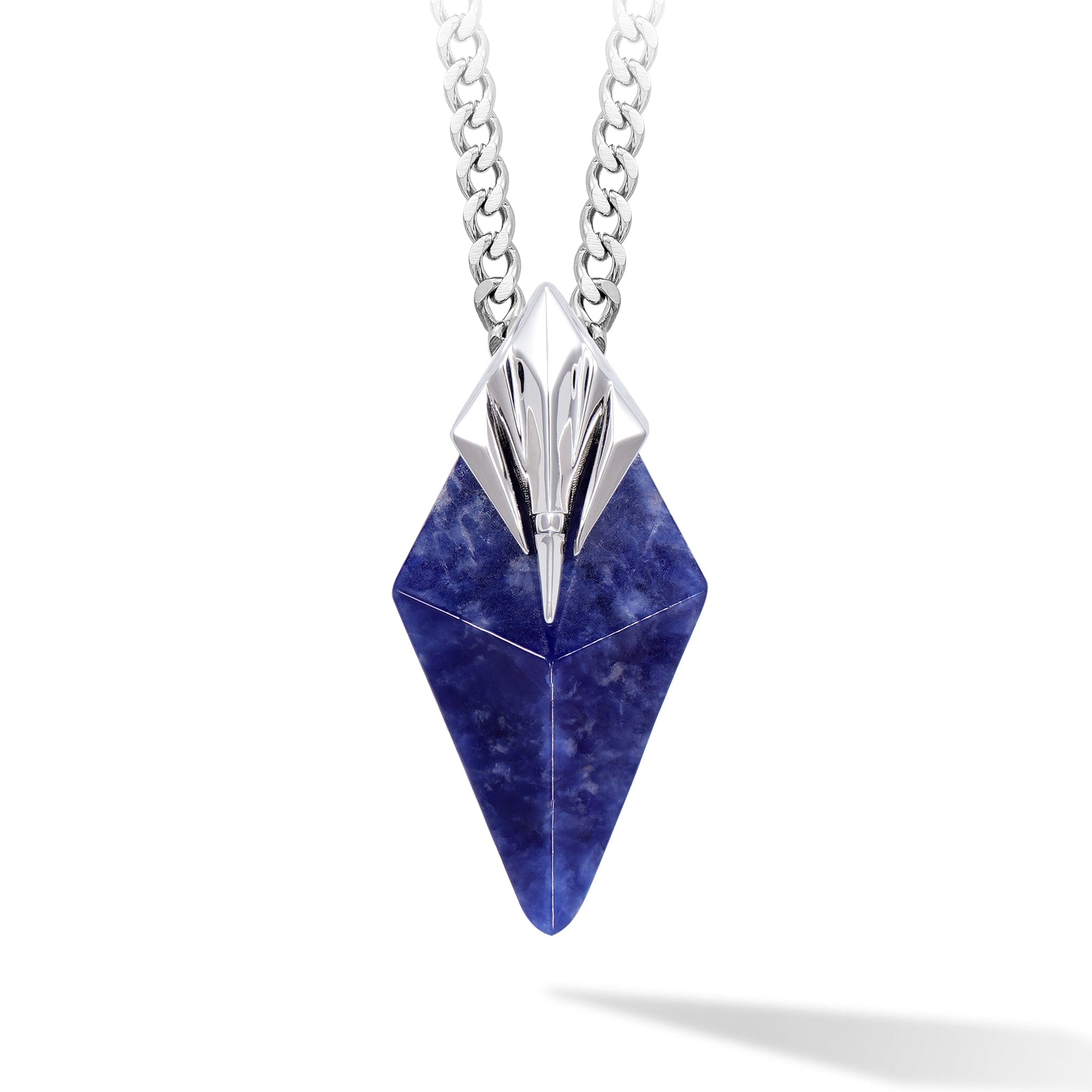 Men's Poseidon Trident Necklace with Sodalite Necklaces WAA FASHION GROUP 