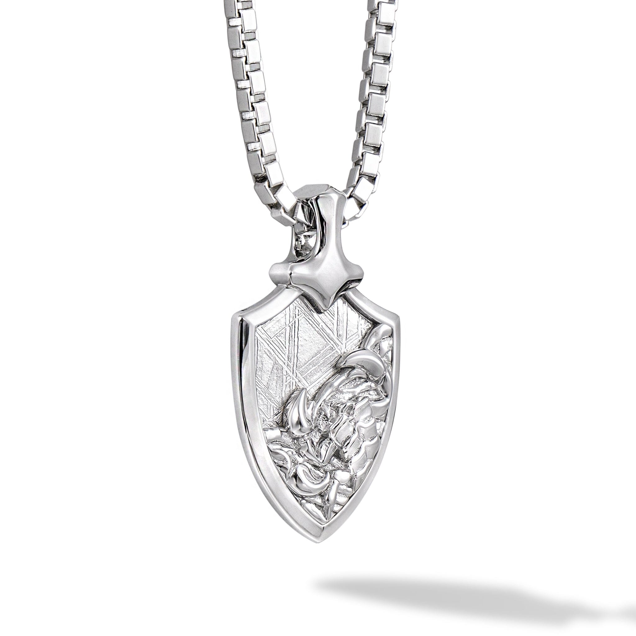 Men's Scorpio Zodiac Meteorite Pendant Necklace Necklaces AWNL Jewelry