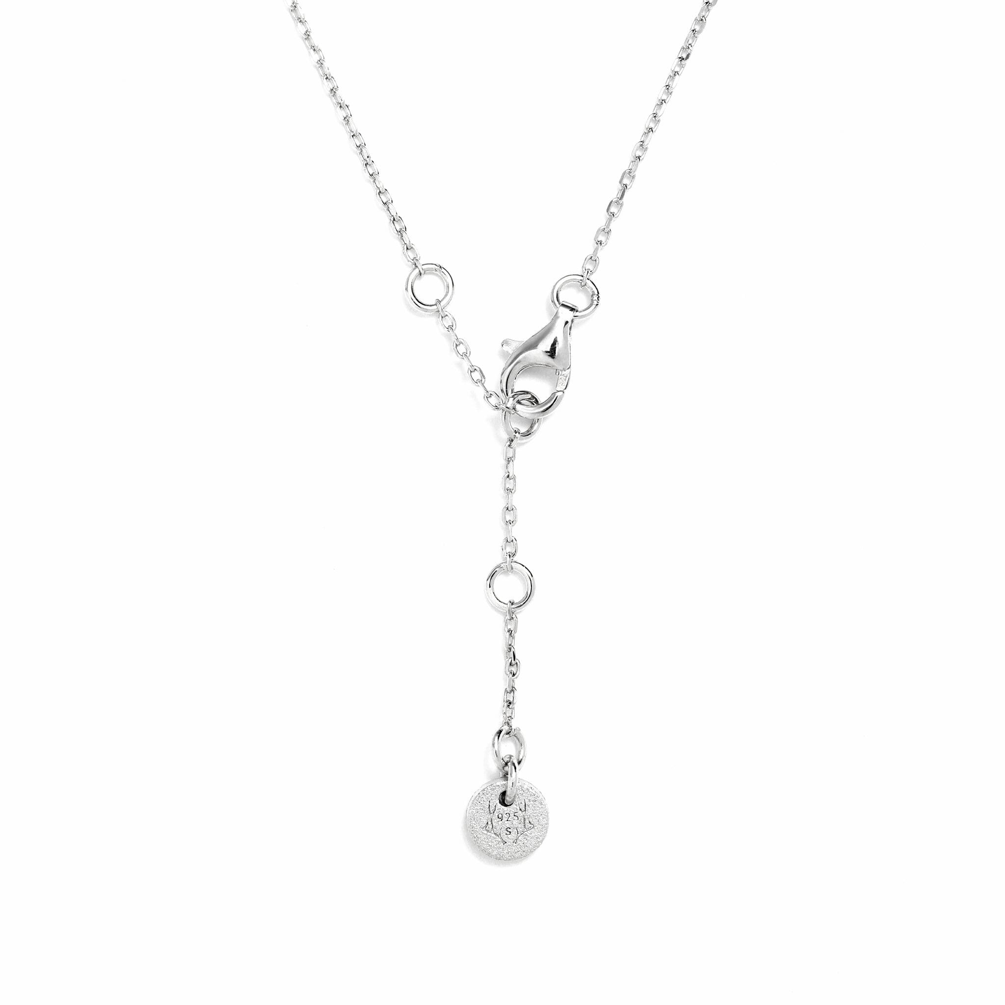 Women's Lunar Silver Necklace with Meteorite Necklaces WAA FASHION GROUP 