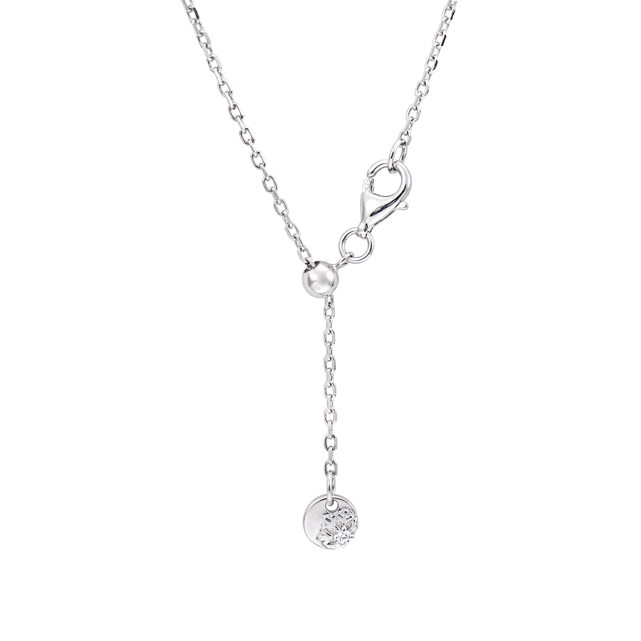 Women's Moving Ball Necklace with Moonstone Necklaces WAA FASHION GROUP 
