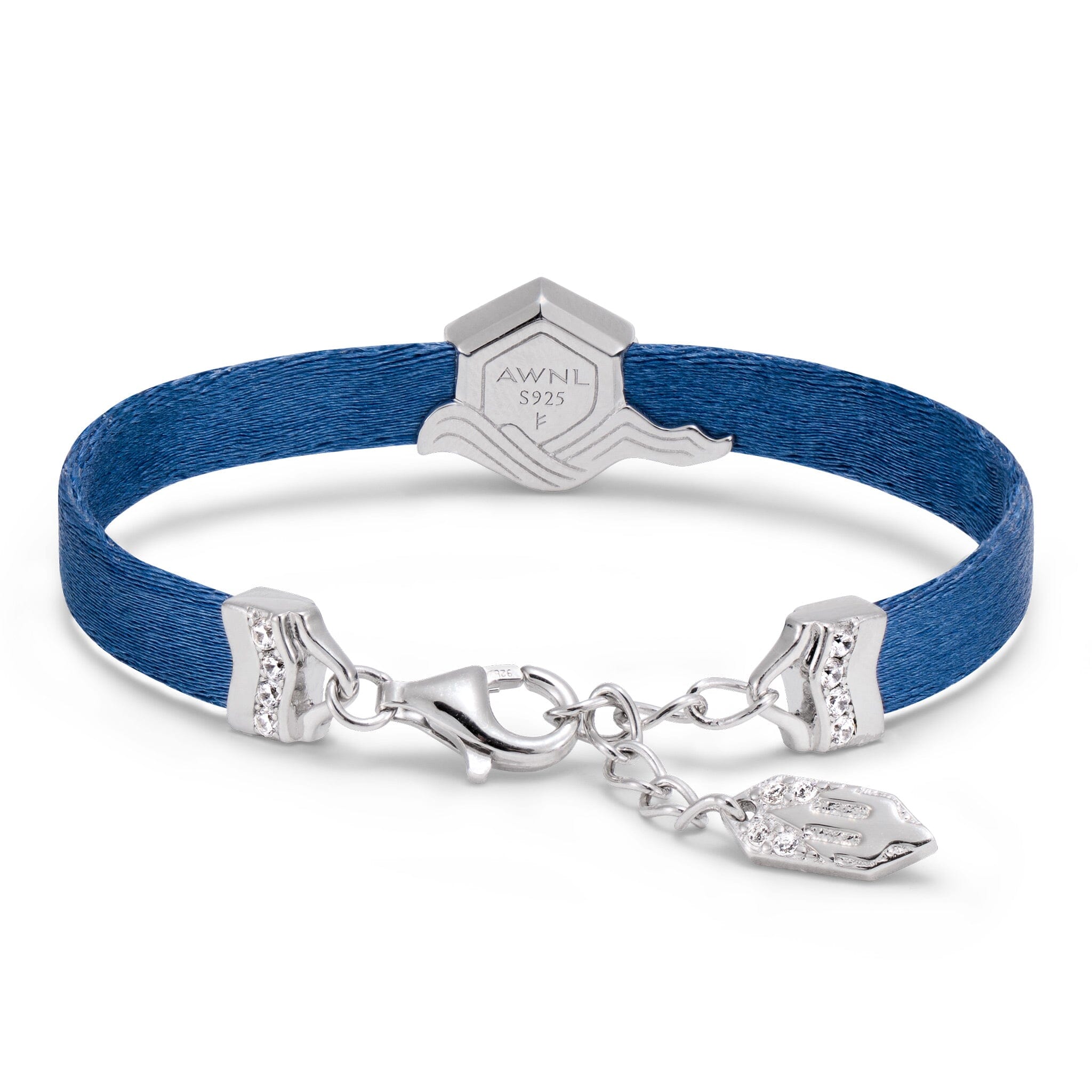 Women's Ribbon Poseidon Charm Bracelet with Dumortierite Bracelets WAA FASHION GROUP 