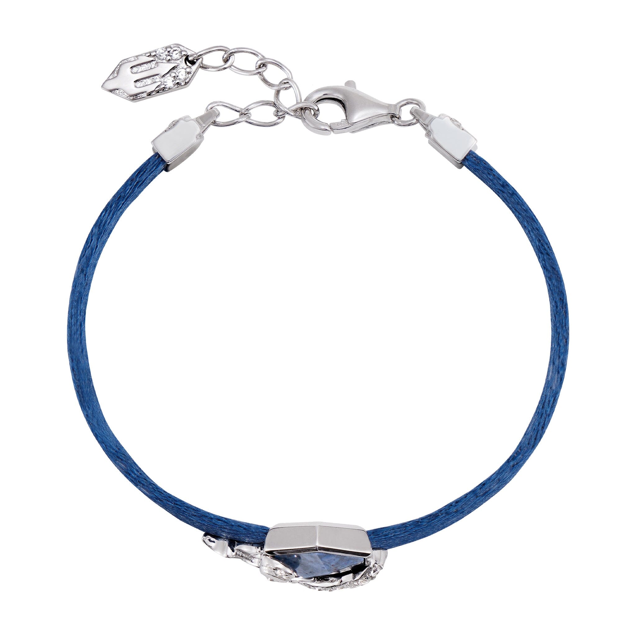 Women's Ribbon Poseidon Charm Bracelet with Dumortierite Bracelets WAA FASHION GROUP 