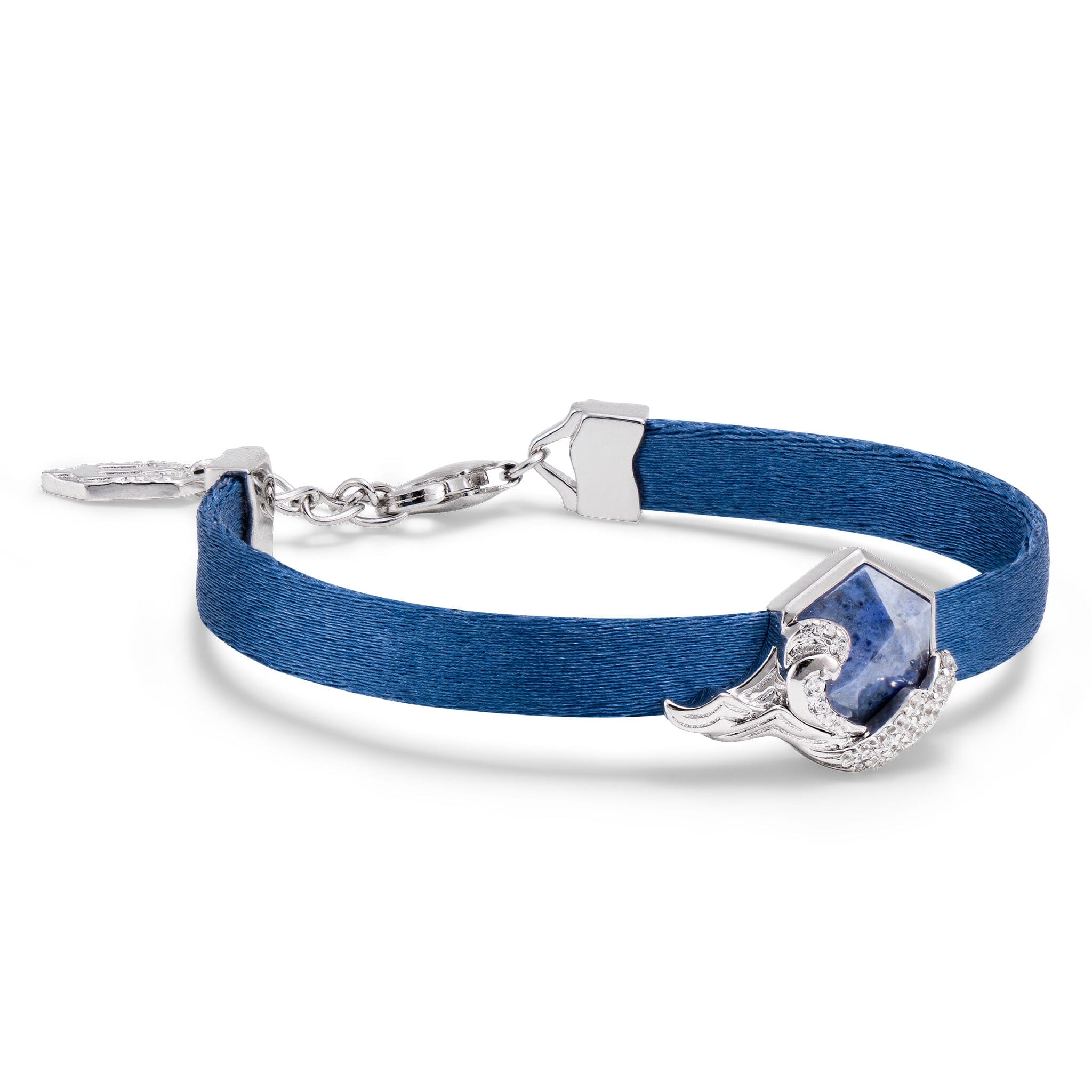 Women's Ribbon Poseidon Charm Bracelet with Dumortierite Bracelets WAA FASHION GROUP 