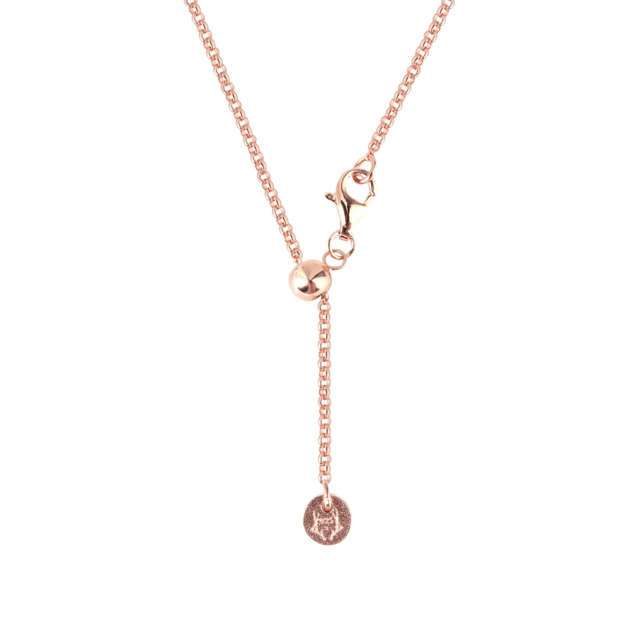Women's Rose Gold Plated Sphere Necklace Locket with Meteorite Necklaces WAA FASHION GROUP 