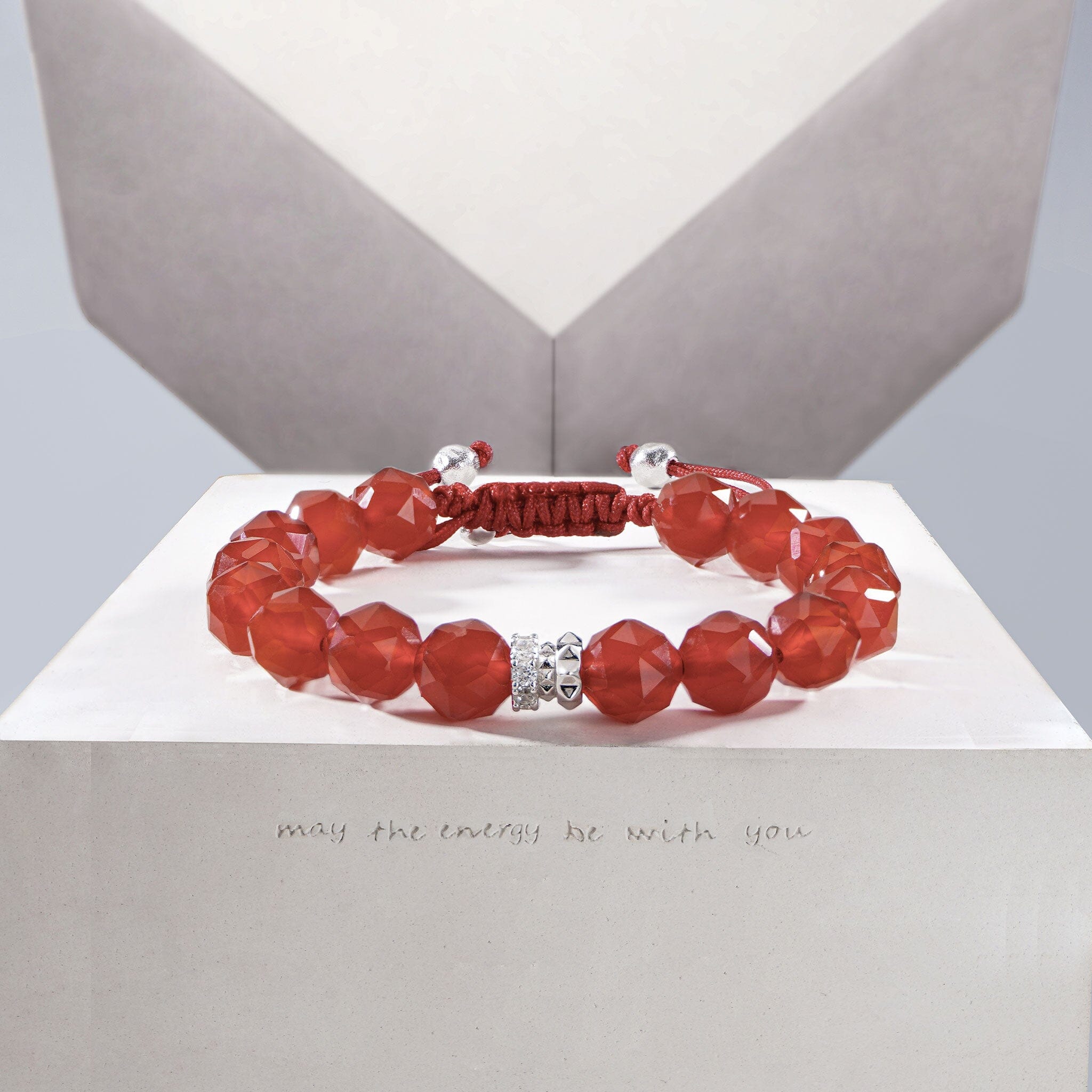 Women's Roxburgh Rose Bracelet with Red Agate Bracelets WAA FASHION GROUP 